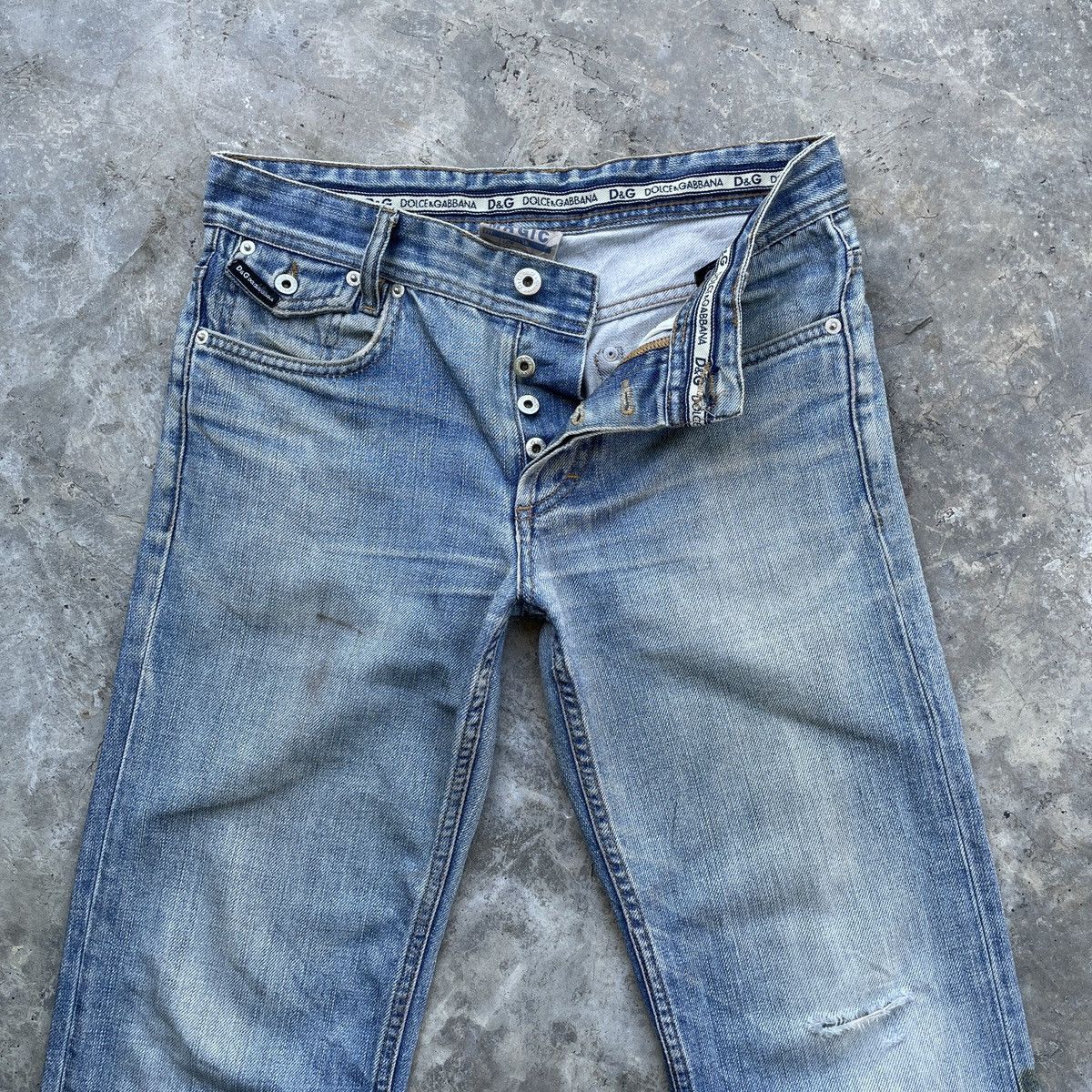 Dolce & Gabbana Vintage Dolce & Cabbana Button Fly Jeans Denim Pants Size US 31 - 2 Thumbnail