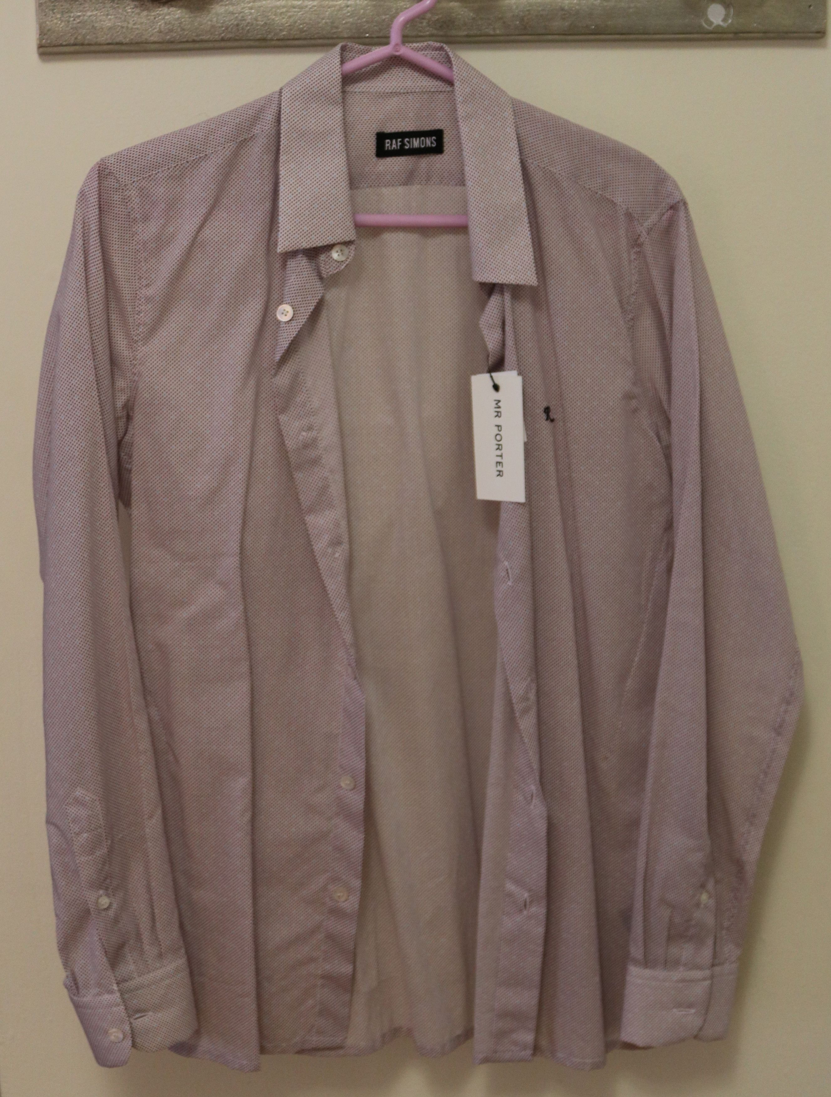 Raf Simons Classic Plane Shirt Embroidered R