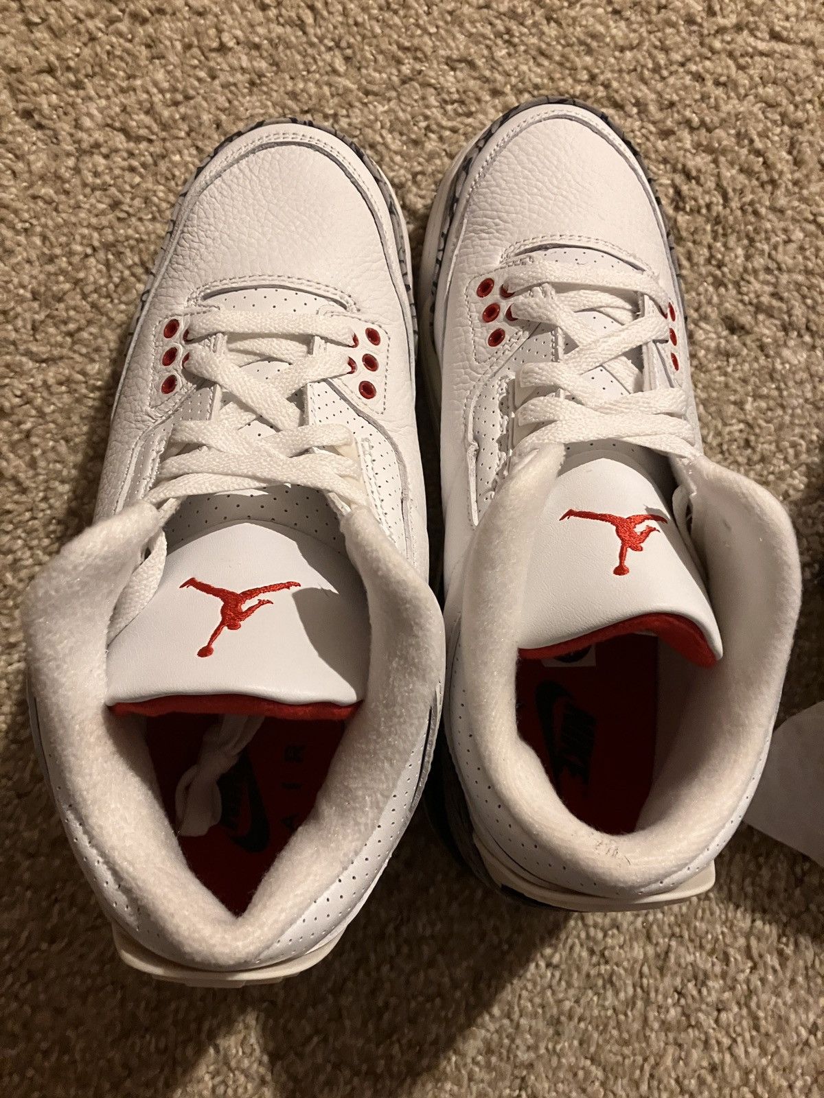 Jordan Brand Air Jordan 3 White Cement 7Y GS Size US 7 / EU 40 - 6 Thumbnail