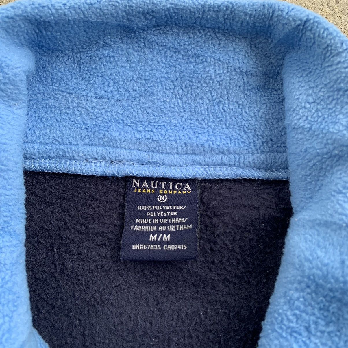 Japanese Brand Nautica fleece half zipper pullover vintage sweatshirt Size US M / EU 48-50 / 2 - 7 Thumbnail