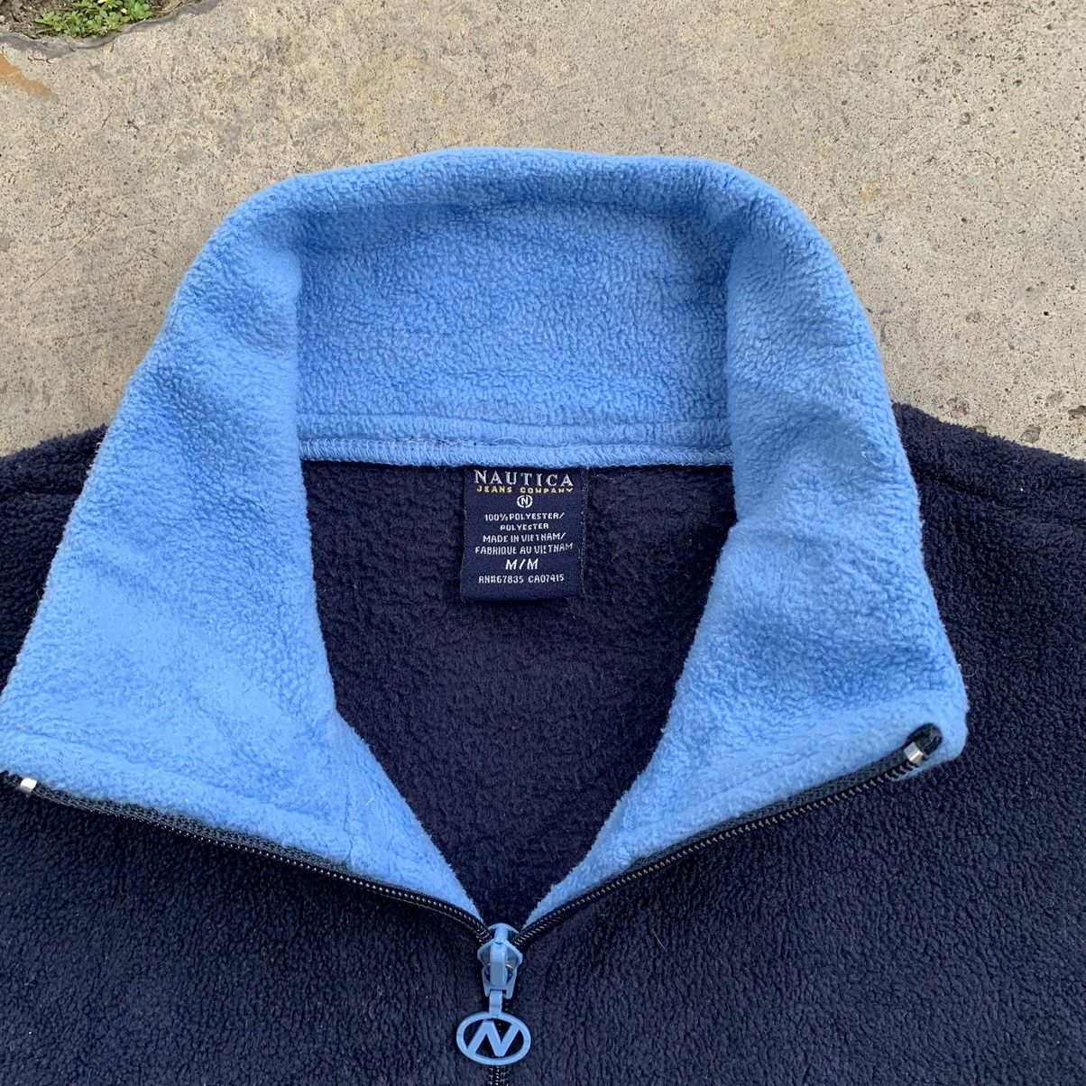 Japanese Brand Nautica fleece half zipper pullover vintage sweatshirt Size US M / EU 48-50 / 2 - 8 Thumbnail