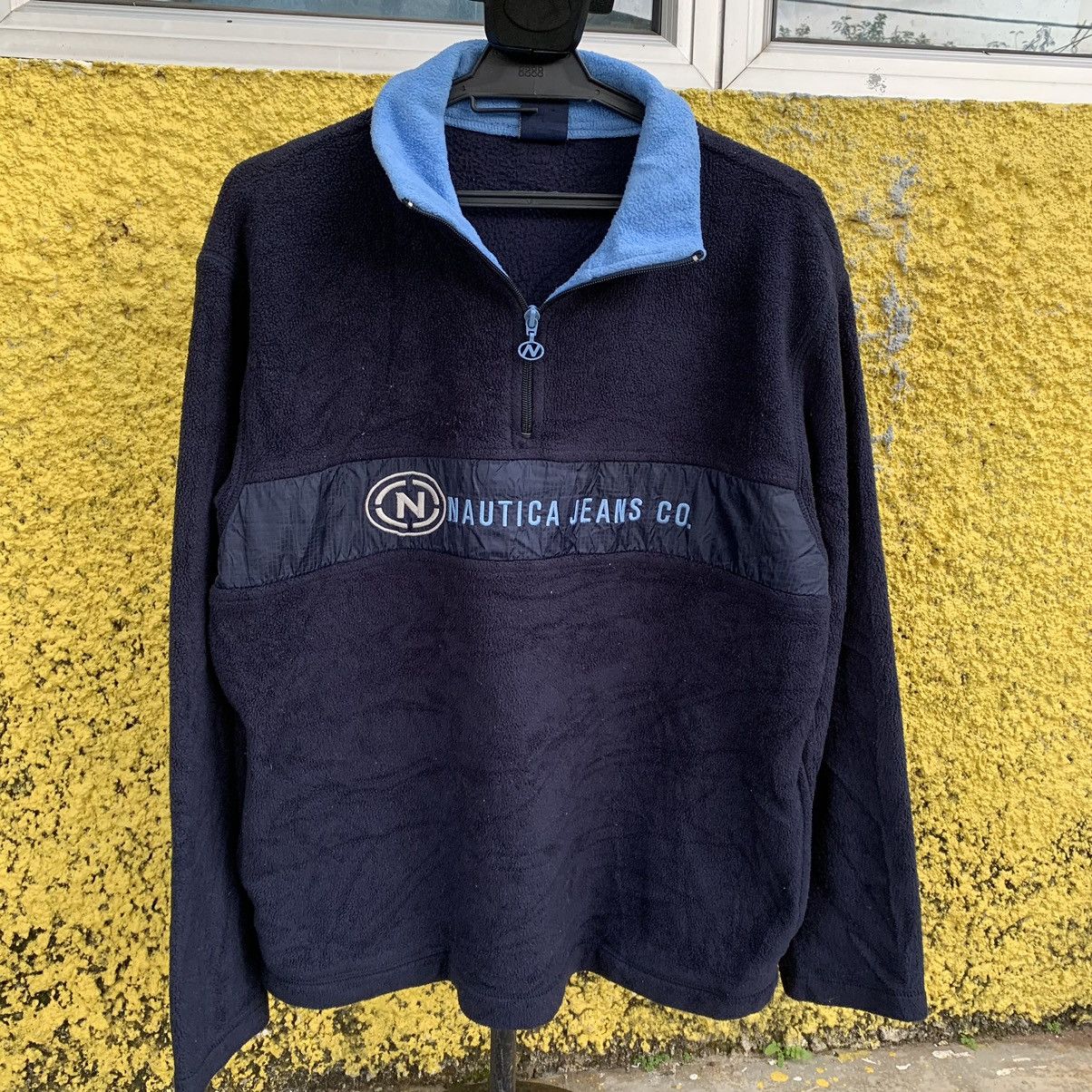 Japanese Brand Nautica fleece half zipper pullover vintage sweatshirt Size US M / EU 48-50 / 2 - 1 Thumbnail