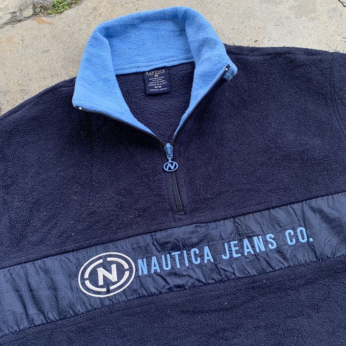 Japanese Brand Nautica fleece half zipper pullover vintage sweatshirt Size US M / EU 48-50 / 2 - 6 Thumbnail