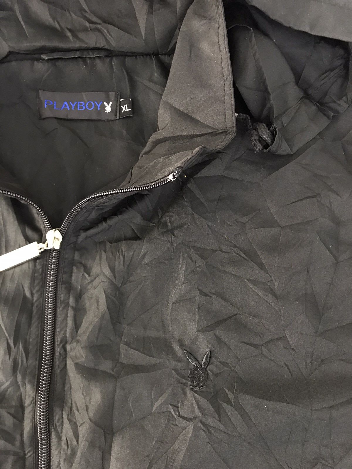 Playboy Playboy Black Jacket Zipper Style Inspired Designer Size US XL / EU 56 / 4 - 4 Thumbnail