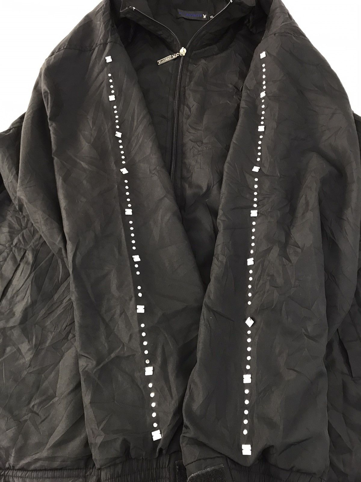 Playboy Playboy Black Jacket Zipper Style Inspired Designer Size US XL / EU 56 / 4 - 5 Thumbnail