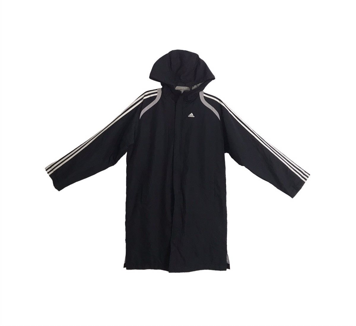 image of Adidas Sherpa Inner Coach Parka Jacket Athletic in Black, Men's (Size Large)