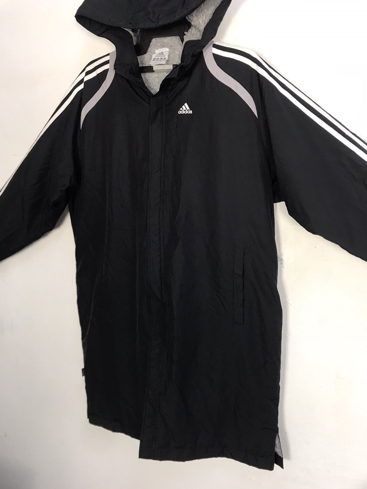 Adidas Adidas Sherpa Inner Coach Parka Jacket Athletic Size US L / EU 52-54 / 3 - 4 Thumbnail