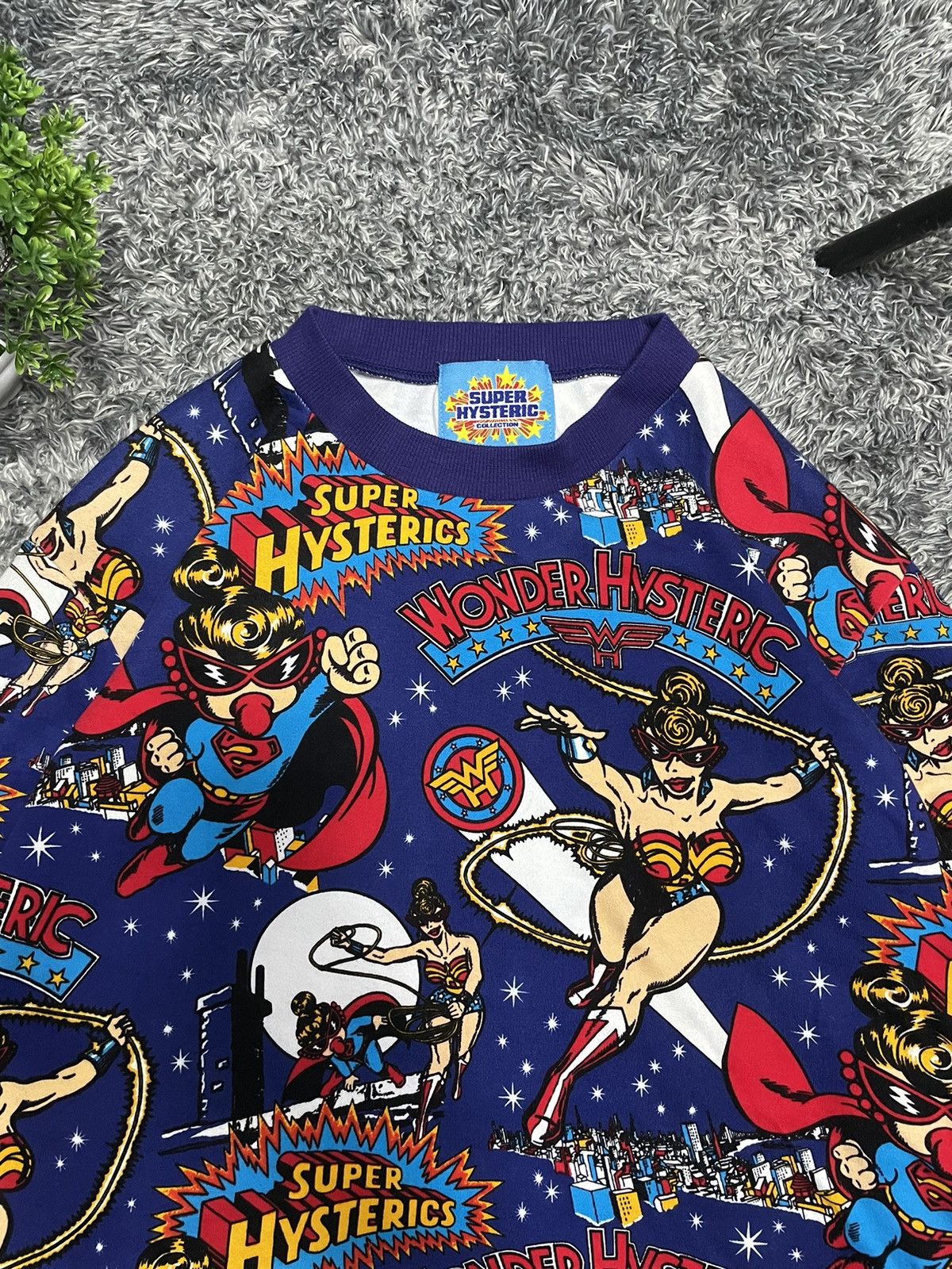 Super Hysteric Glamour Superhero Shirt