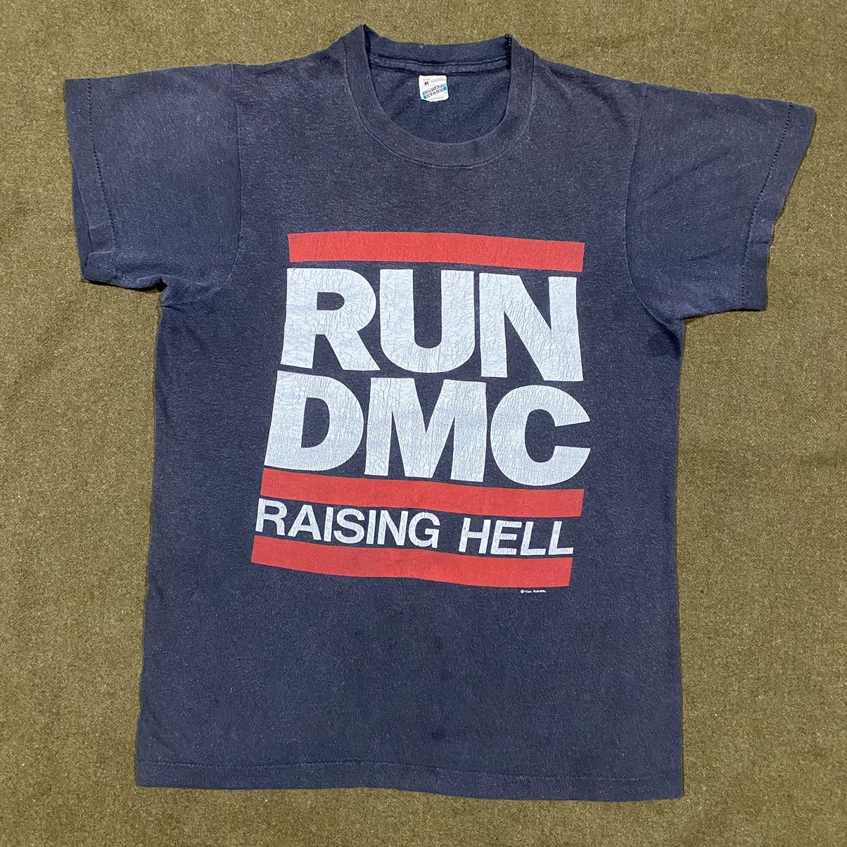 Rap Tees × Run Dmc × Vintage VINTAGE 80S RUN DMC T-SHIRT | Grailed