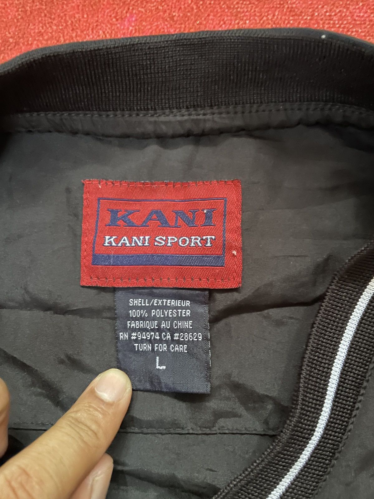 Karl Kani Vintage Karl Kani Hoodie Fleece Sweater V-neck embroidery Size US L / EU 52-54 / 3 - 6 Thumbnail