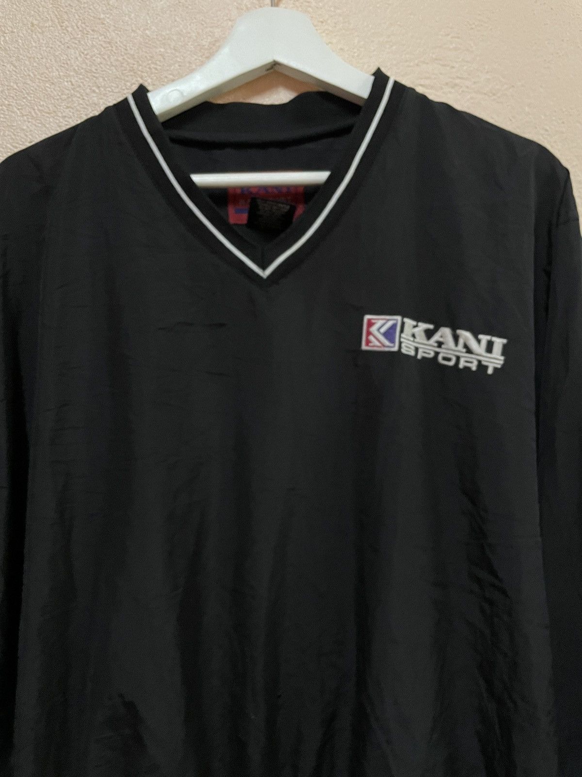 Karl Kani Vintage Karl Kani Hoodie Fleece Sweater V-neck embroidery Size US L / EU 52-54 / 3 - 3 Thumbnail
