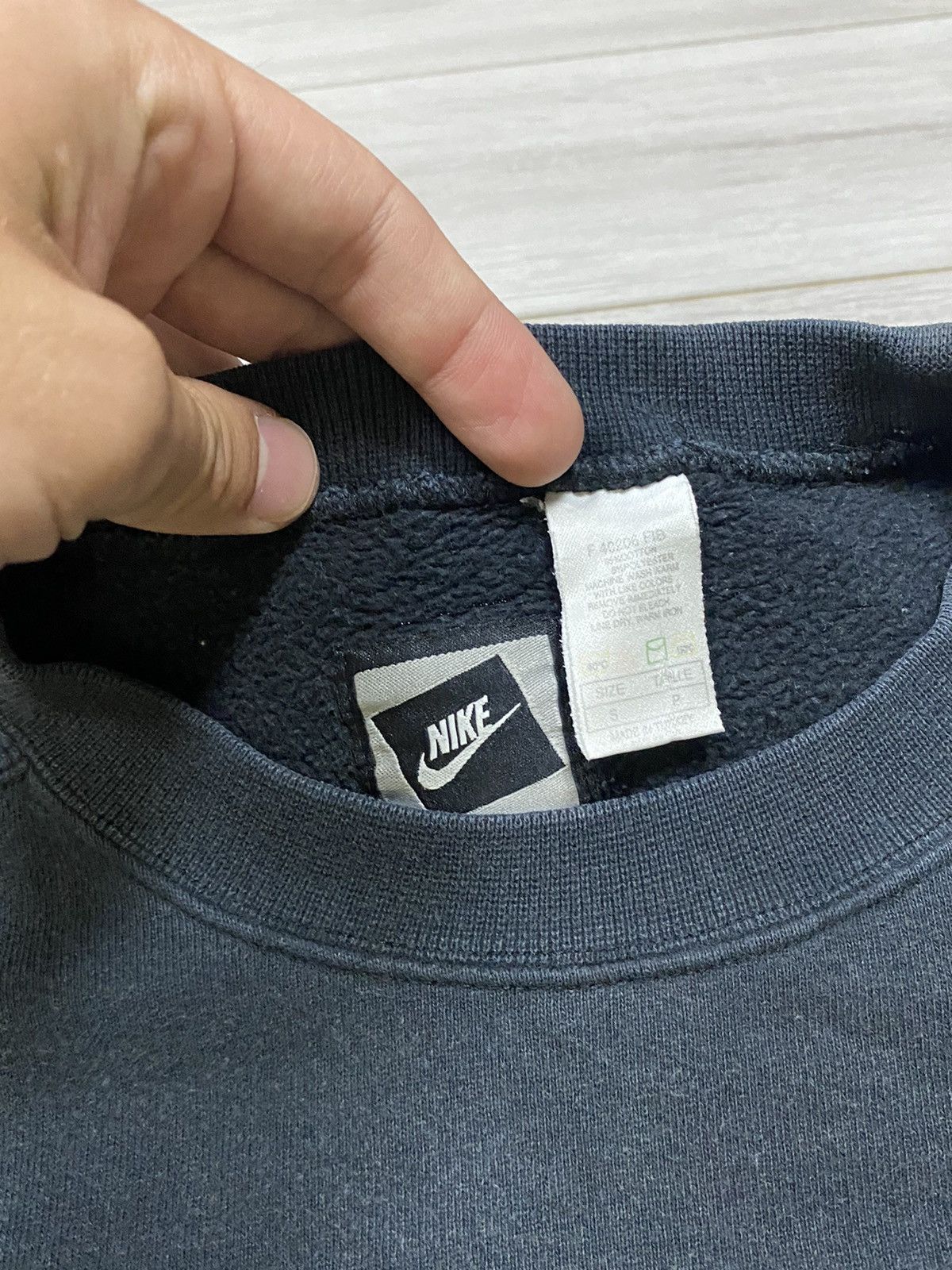 Nike Nike vintage 80-90s sweatshirt swoosh Size US S / EU 44-46 / 1 - 6 Thumbnail