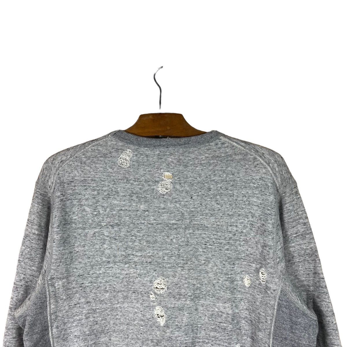 Sanca MADE IN JAPAN SANCA RIPPED DESIGN CREWNECK SWEATSHIRT Size US M / EU 48-50 / 2 - 7 Thumbnail