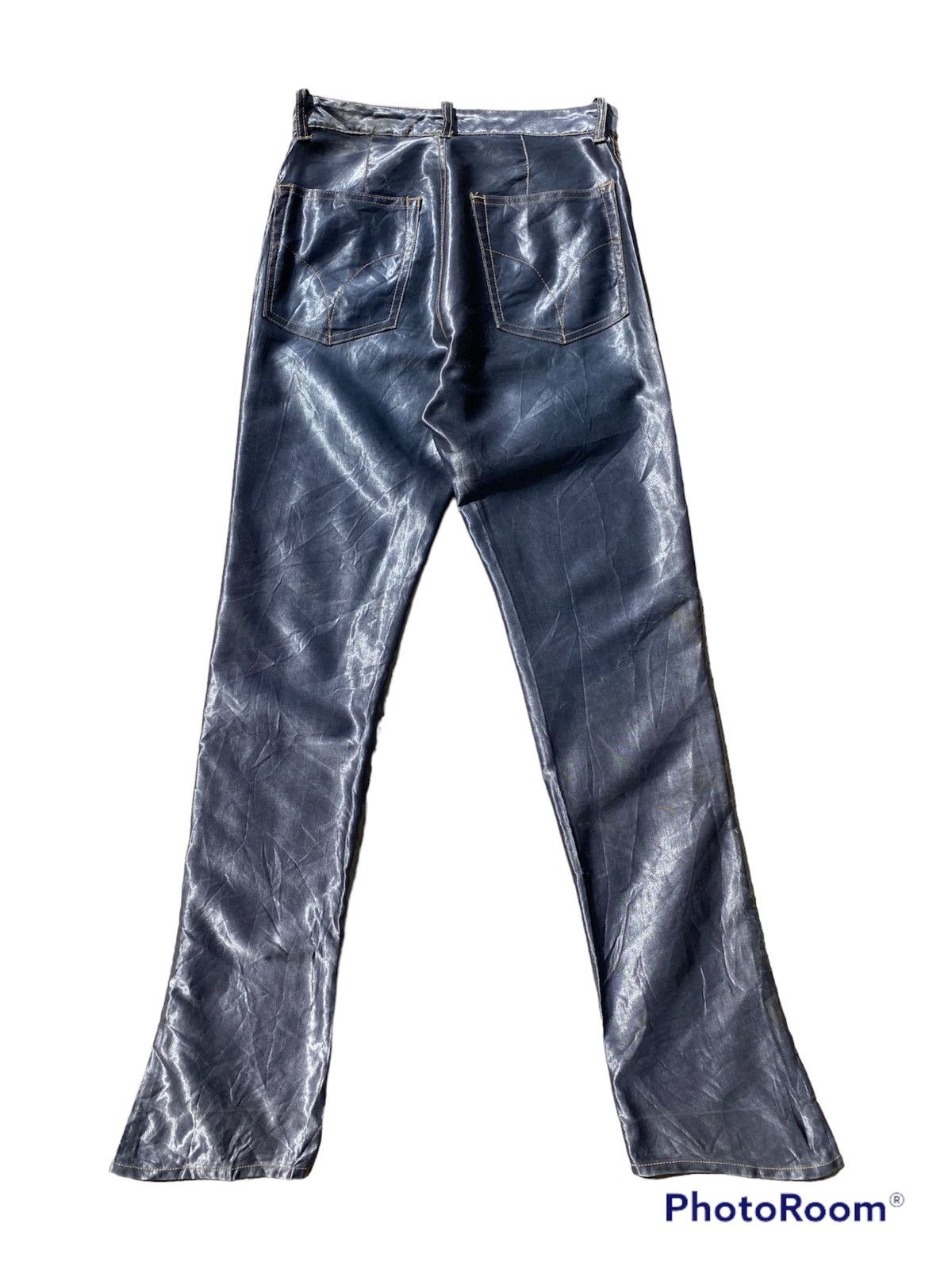 Hysteric Glamour 💥RARE💥Vintage OG 90s HYSTERICS Glitter Purple Skinny Pant Size US 26 / EU 42 - 2 Thumbnail