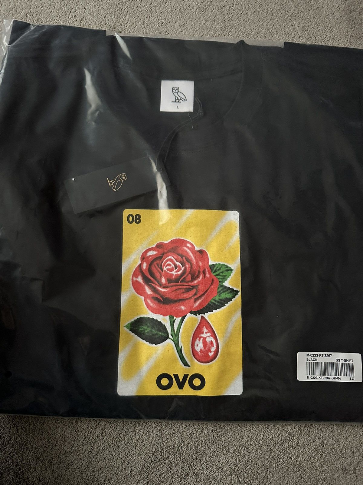 Drake OVO T-SHIRT CLB SANDRA'S ROSE TEE BRAND NEW with tags *RARE* Size US L / EU 52-54 / 3 - 1 Thumbnail