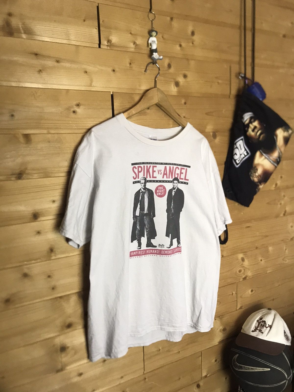 Vintage Vintage Buffy the Vampire Spike Angel shirt Size US XXL / EU 58 / 5 - 2 Thumbnail