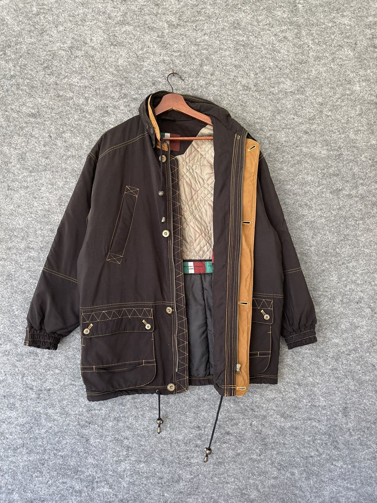 Other TOSCANA SPAZO UOMO QUILTED JACKET Size US M / EU 48-50 / 2 - 5 Thumbnail