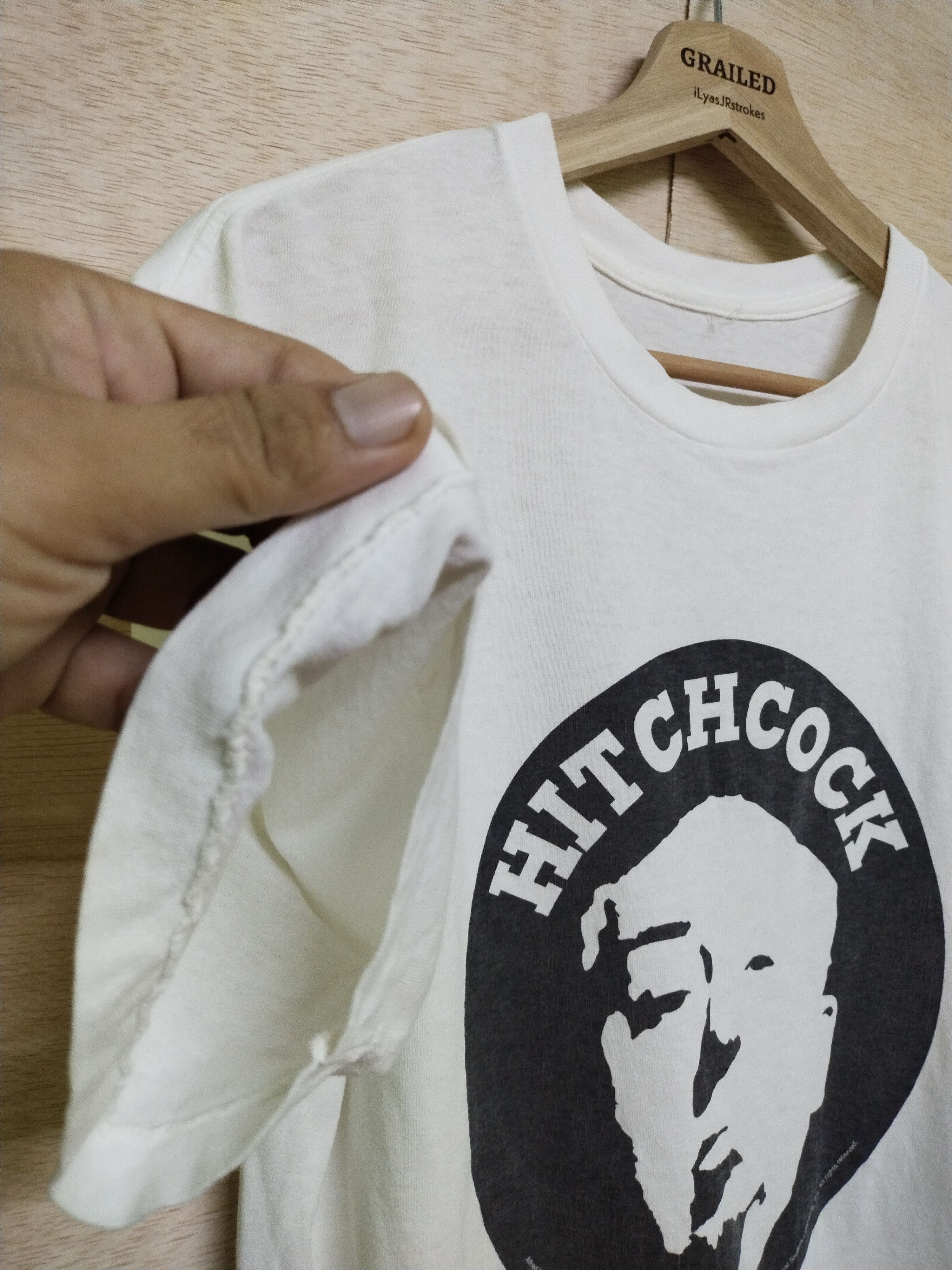 Jun Takahashi × Undercover TRUE VINTAGE 🔥 90s HITCHCOCK Spring Summer Tee Size US M / EU 48-50 / 2 - 3 Thumbnail