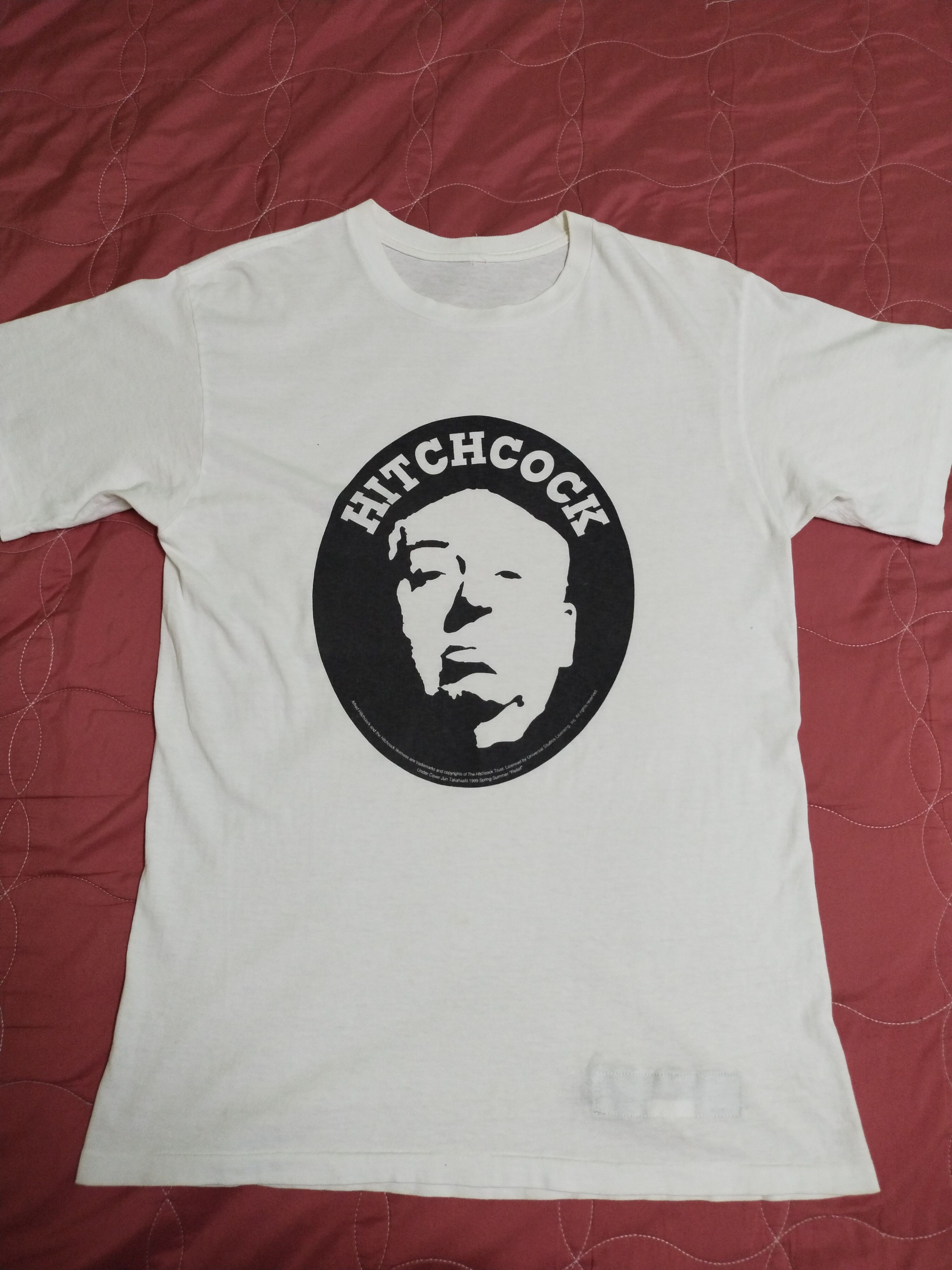 Jun Takahashi × Undercover TRUE VINTAGE 🔥 90s HITCHCOCK Spring Summer Tee Size US M / EU 48-50 / 2 - 13 Thumbnail