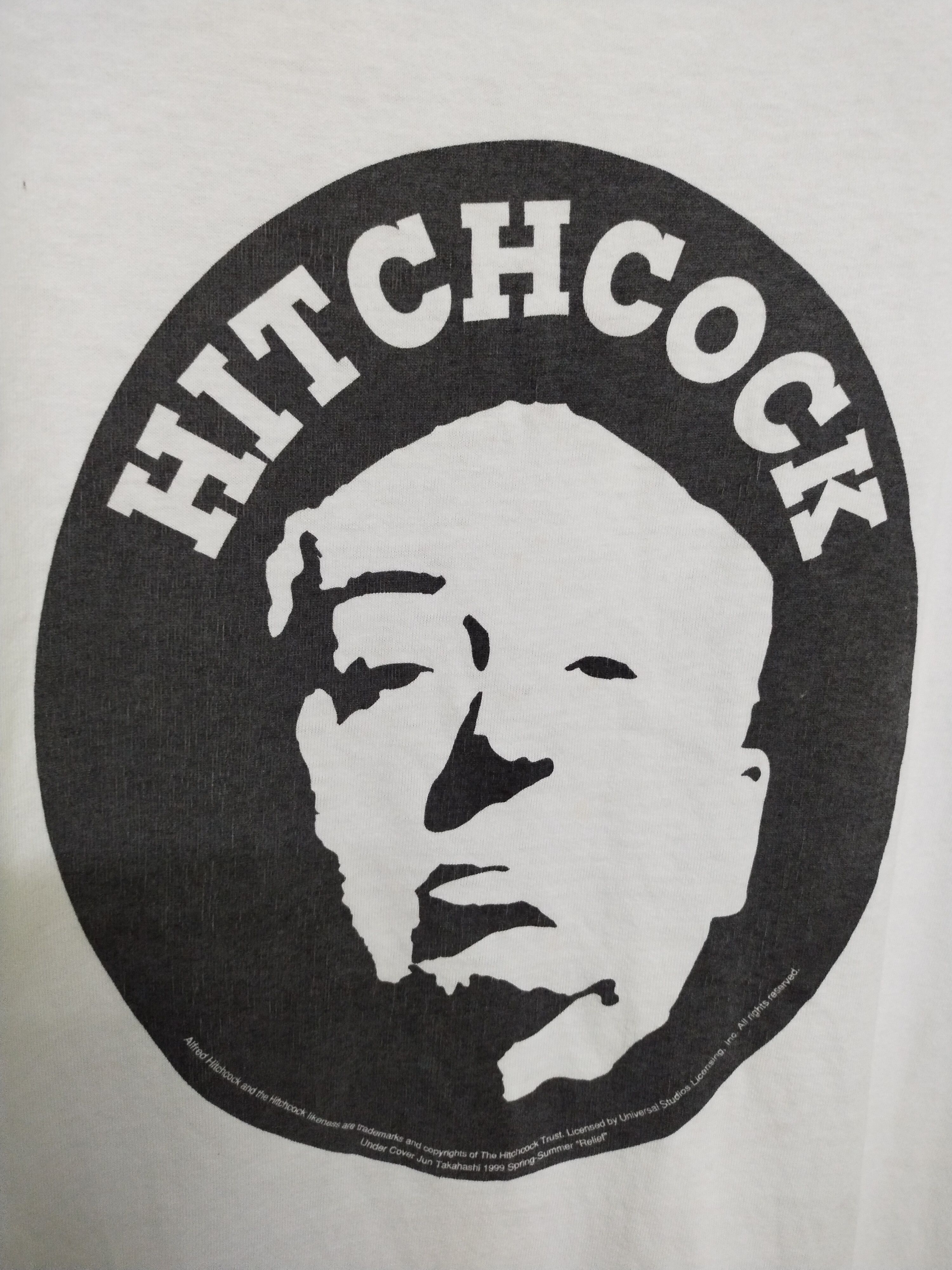 Jun Takahashi × Undercover TRUE VINTAGE 🔥 90s HITCHCOCK Spring Summer Tee Size US M / EU 48-50 / 2 - 6 Thumbnail