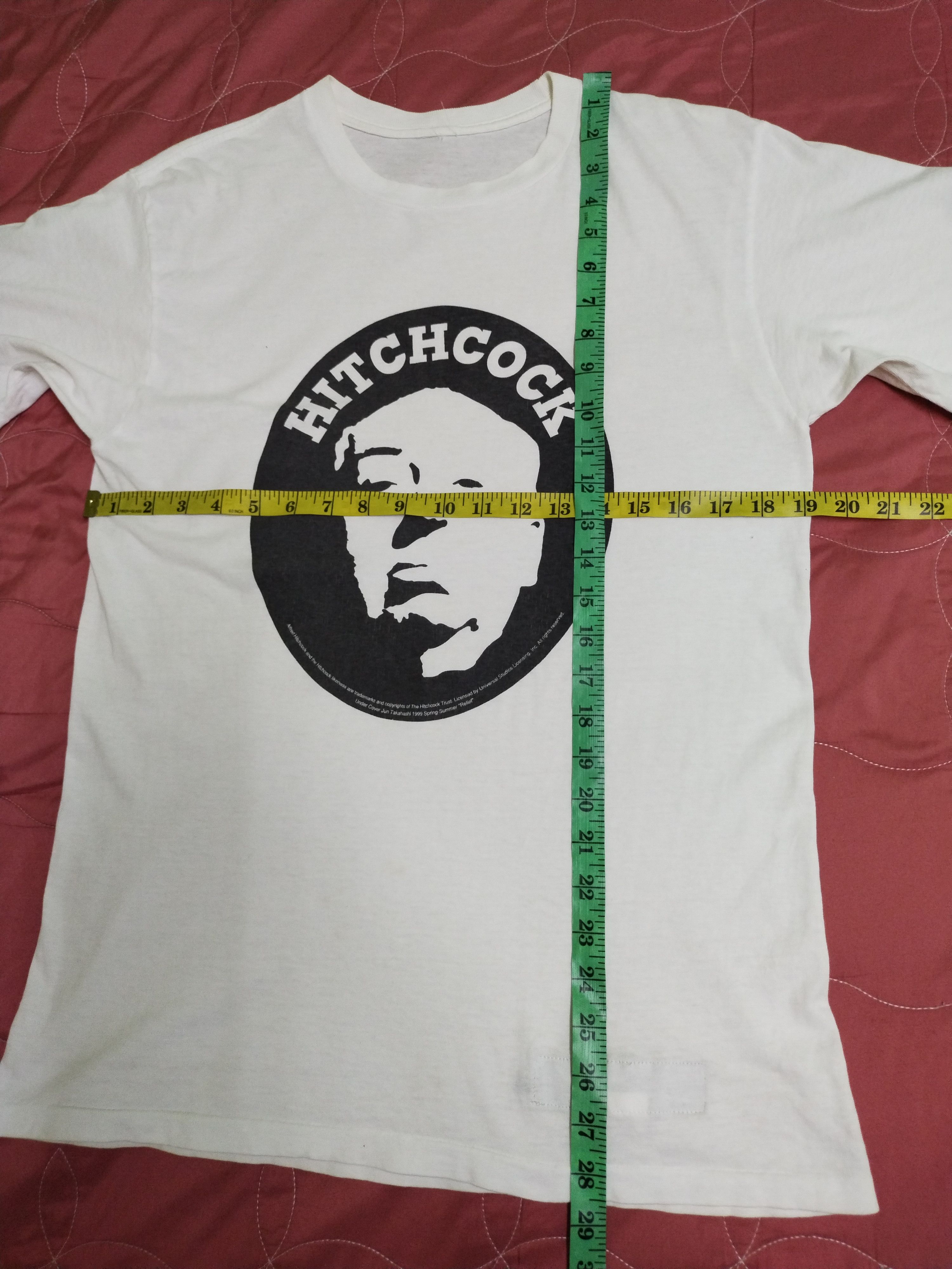 Jun Takahashi × Undercover TRUE VINTAGE 🔥 90s HITCHCOCK Spring Summer Tee Size US M / EU 48-50 / 2 - 17 Thumbnail