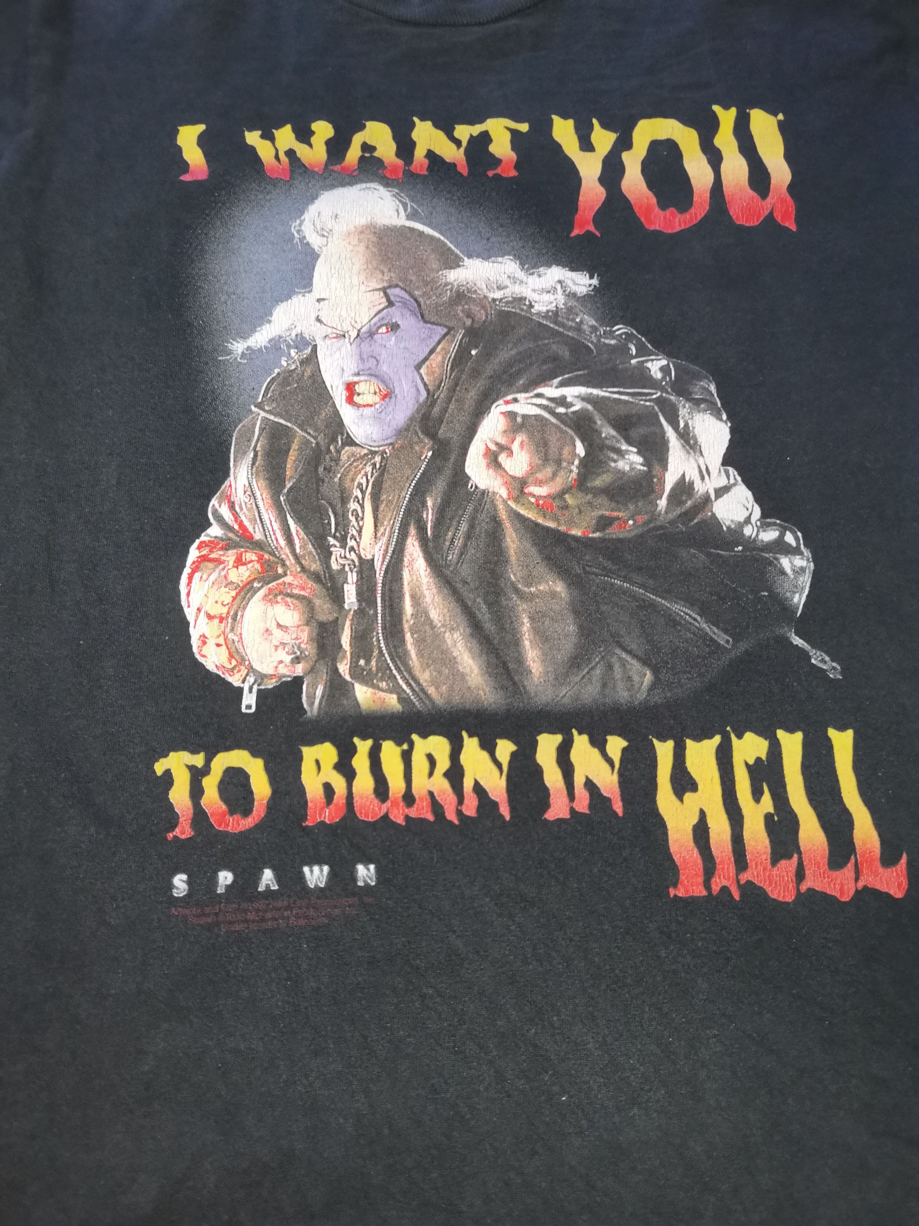 Giant Tees × Vintage Vintage 1997 Hell Spawn Tee | Grailed