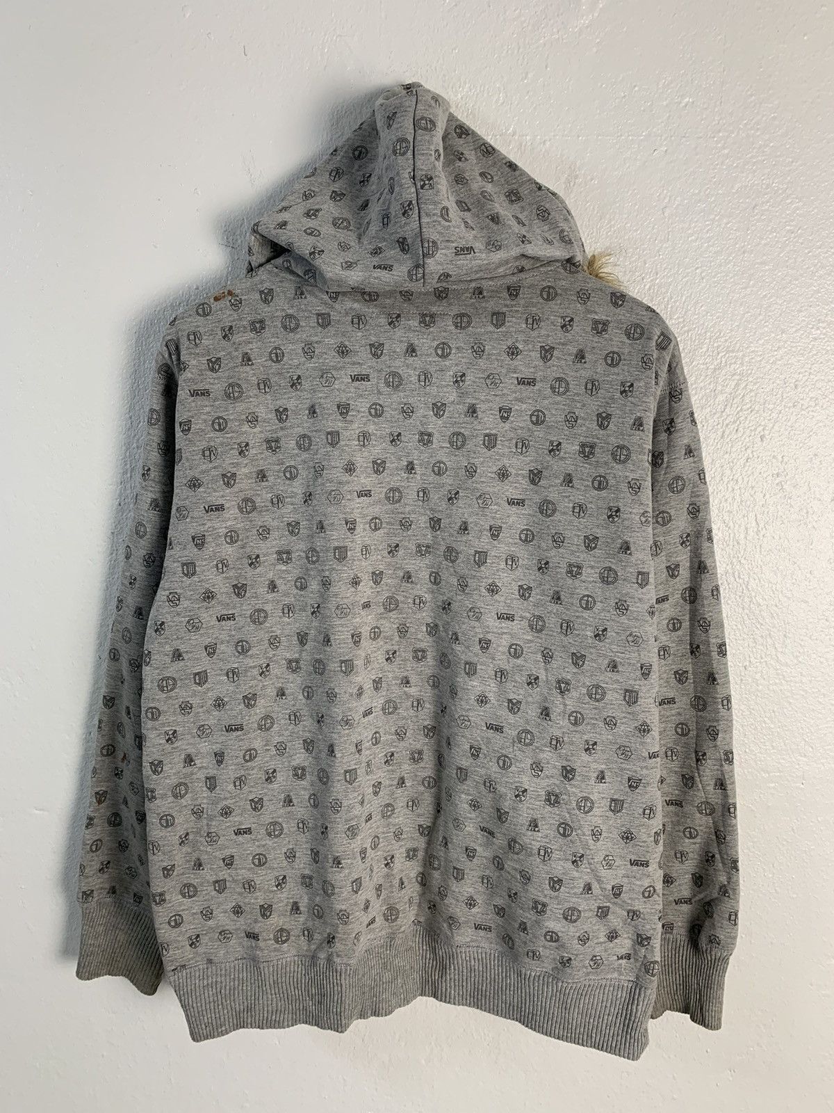 Vans Vans Monogram Zipper Hoodie Size US L / EU 52-54 / 3 - 8 Thumbnail