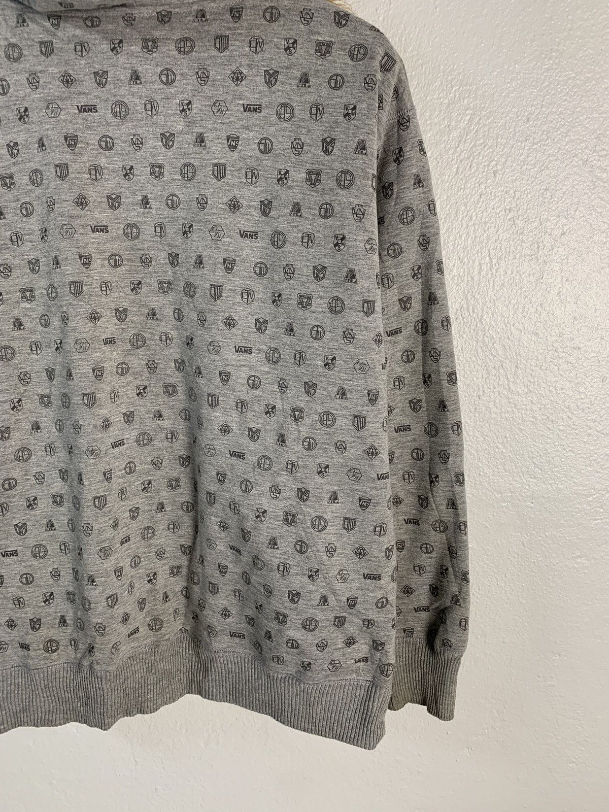 Vans Vans Monogram Zipper Hoodie Size US L / EU 52-54 / 3 - 9 Thumbnail