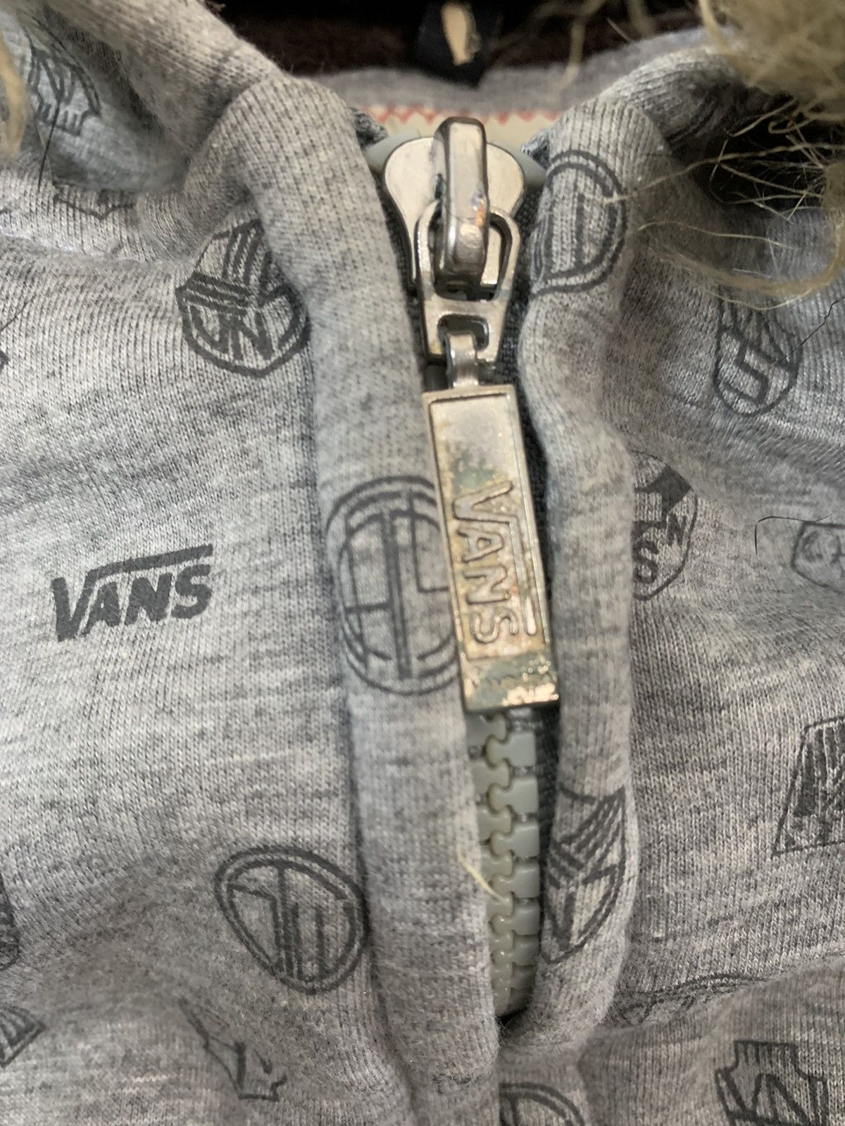 Vans Vans Monogram Zipper Hoodie Size US L / EU 52-54 / 3 - 5 Thumbnail