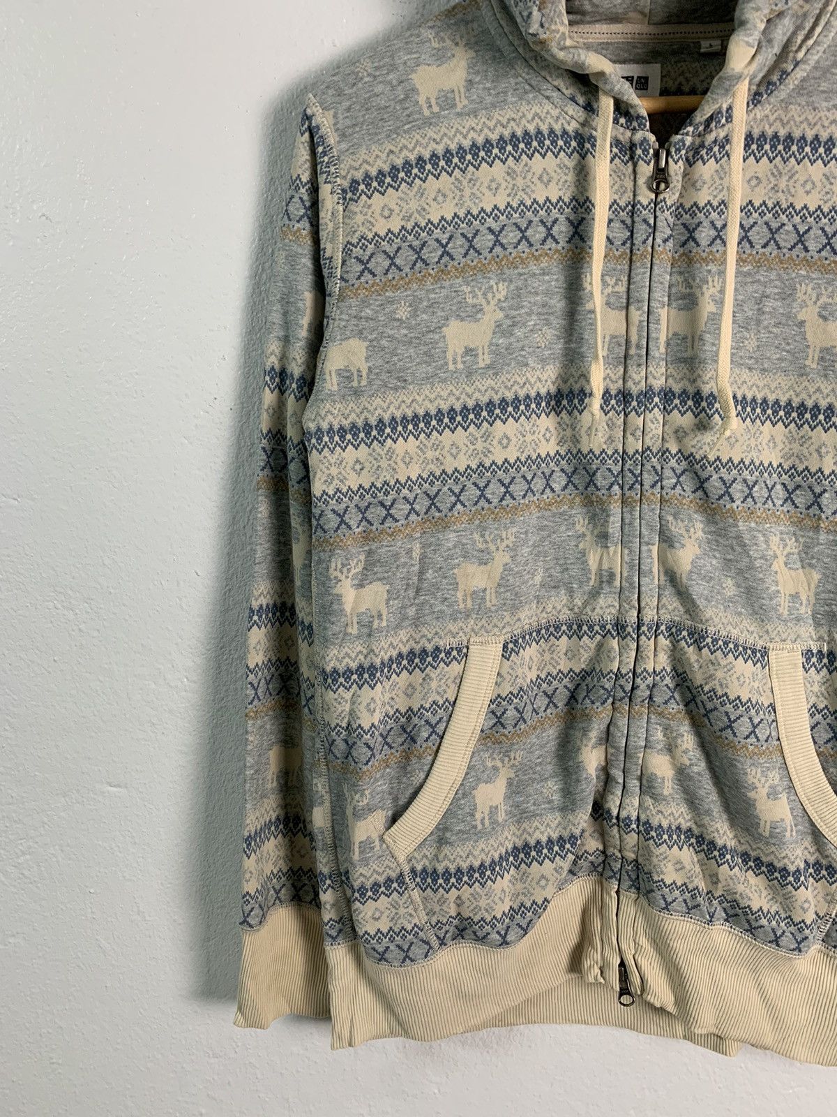 Vintage Uniqlo Zipper Hoodie