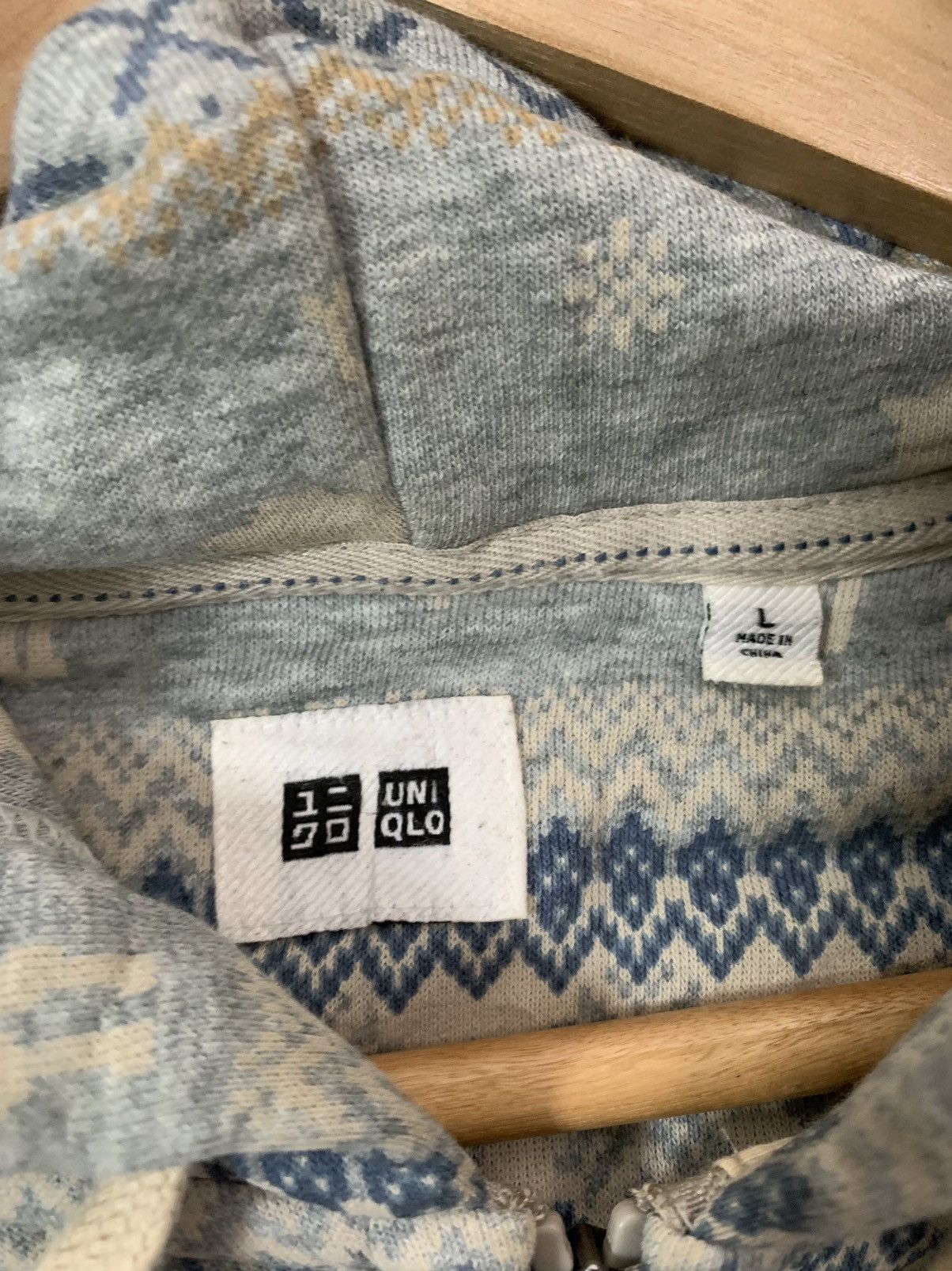 Vintage Uniqlo Zipper Hoodie
