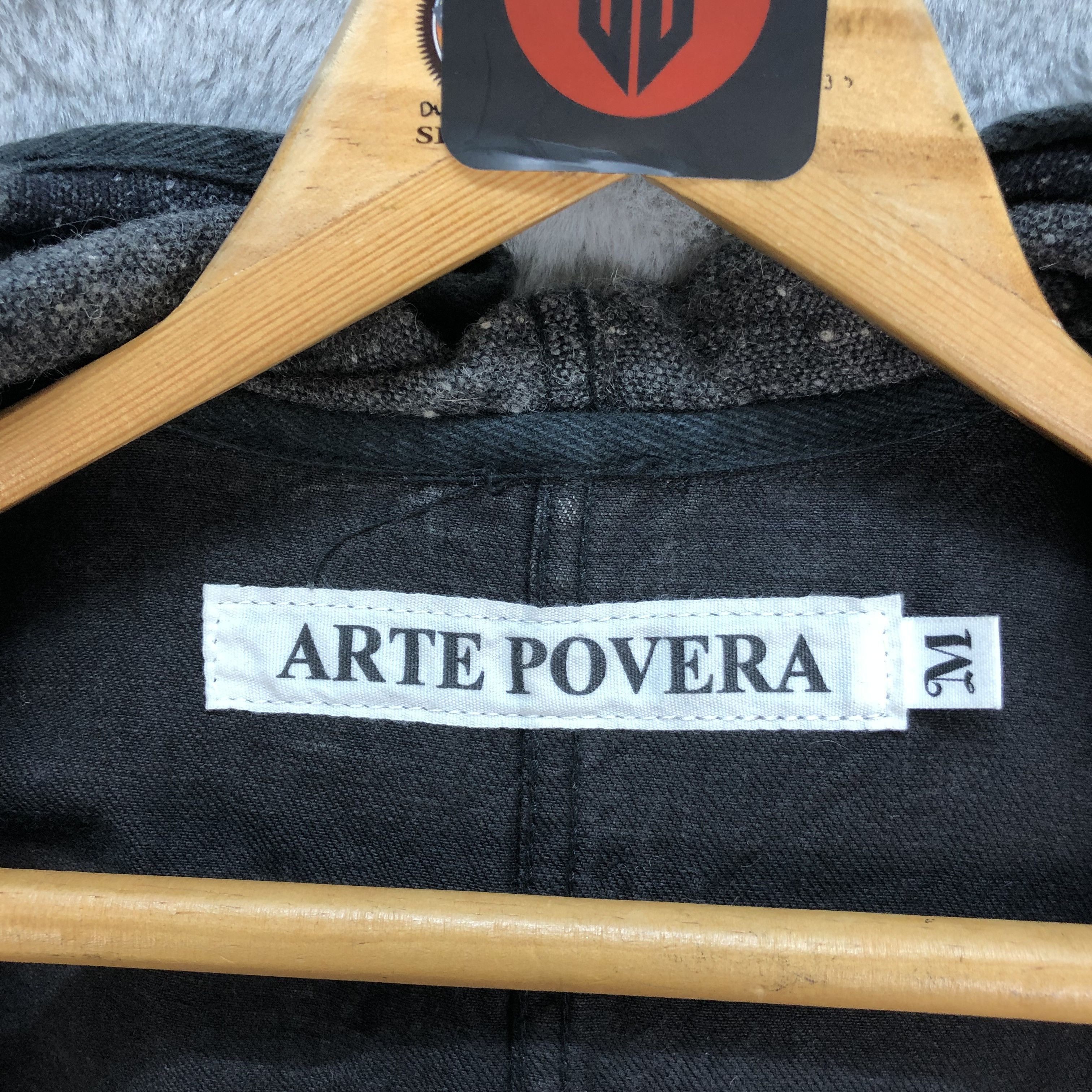 Vintage ARTE POVERA WOOL DENIM HYBRID HOODIE JACKET #6195-53 Size US M / EU 48-50 / 2 - 7 Thumbnail