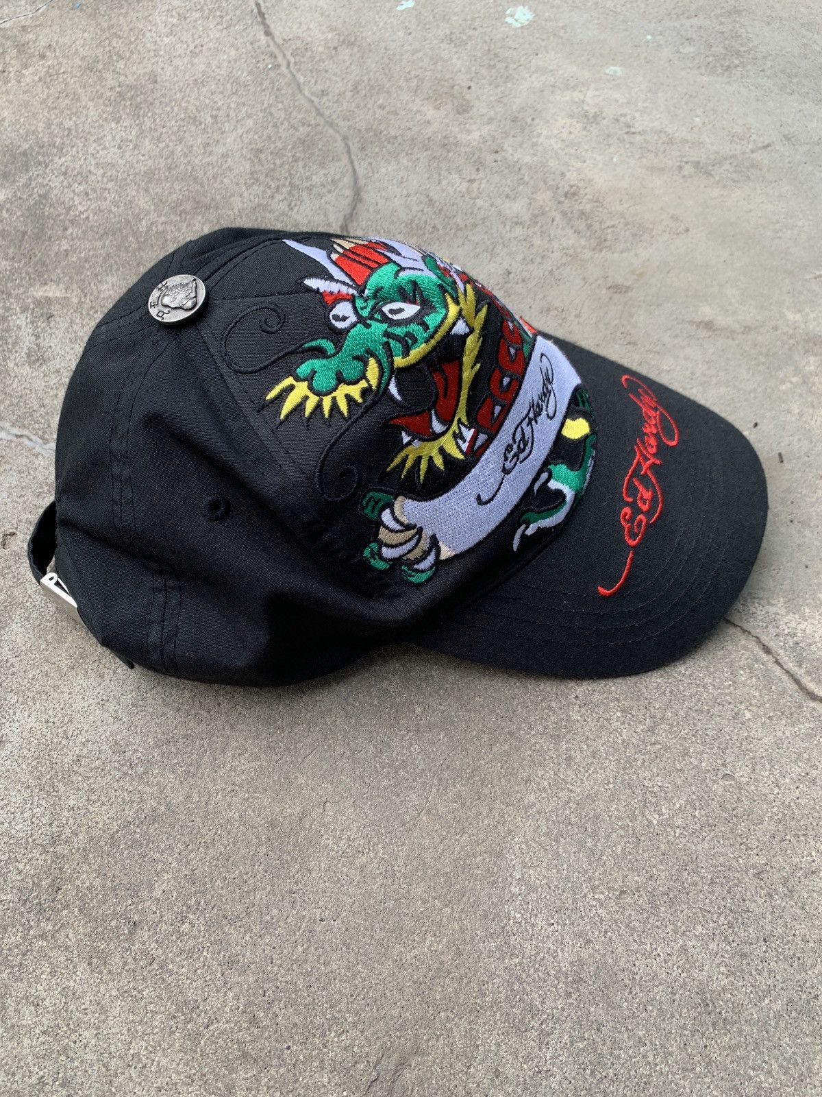 Ed Hardy Ed Hardy Dragon Trucker Hat Cap y2k hype streetwear USA Size ONE SIZE - 7 Thumbnail