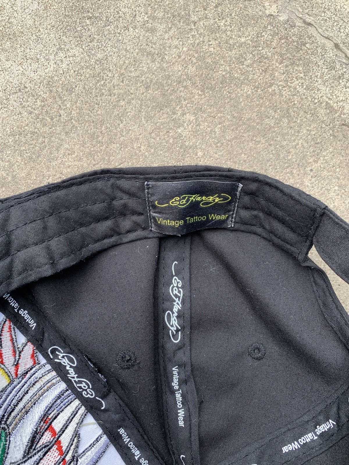 Ed Hardy Ed Hardy Dragon Trucker Hat Cap y2k hype streetwear USA Size ONE SIZE - 10 Thumbnail