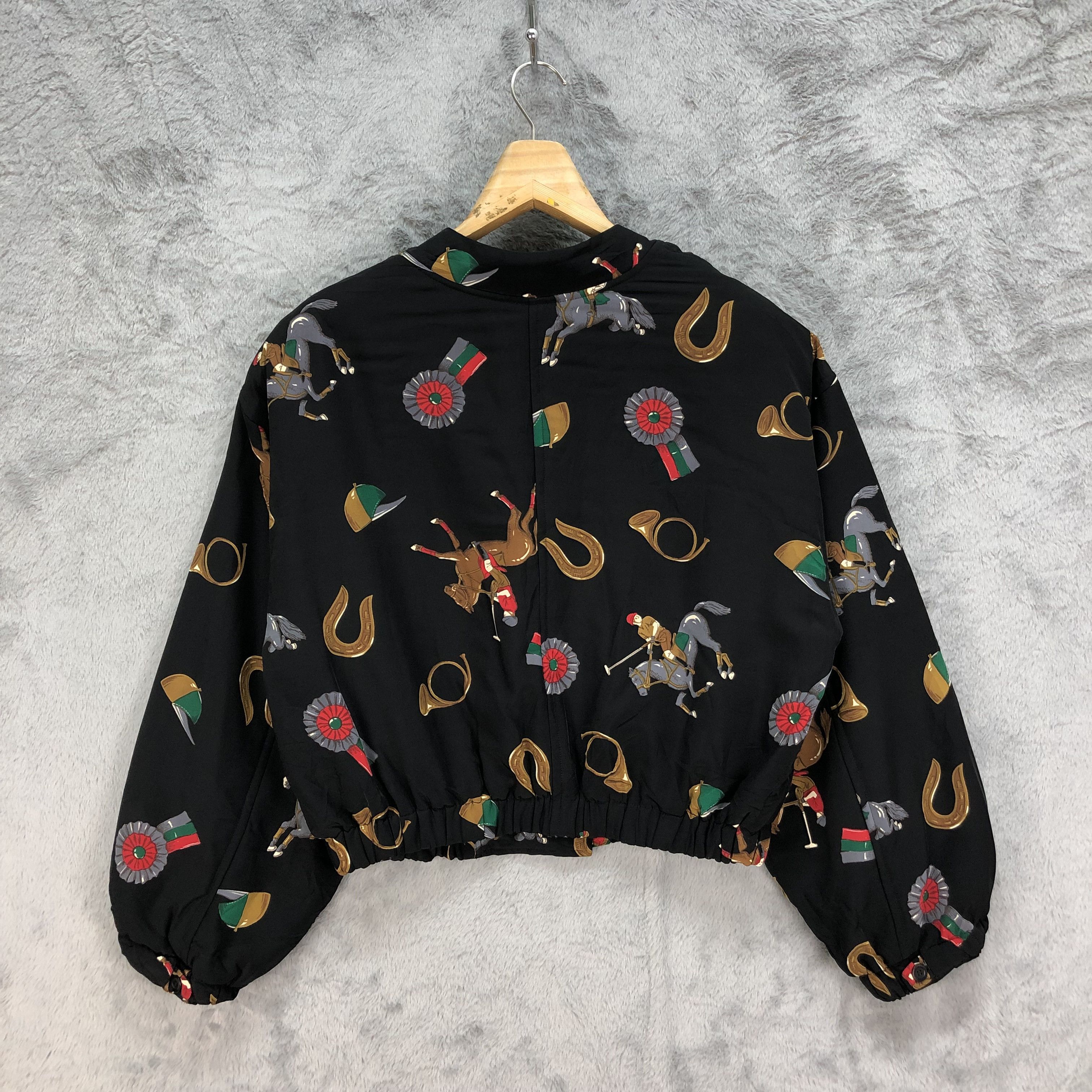 Mademoiselle Non Non BOXY🔥 MADEMOISELLE COPAN Fullprint Cropped Jacket #4859-174 Size M / US 6-8 / IT 42-44 - 10 Thumbnail