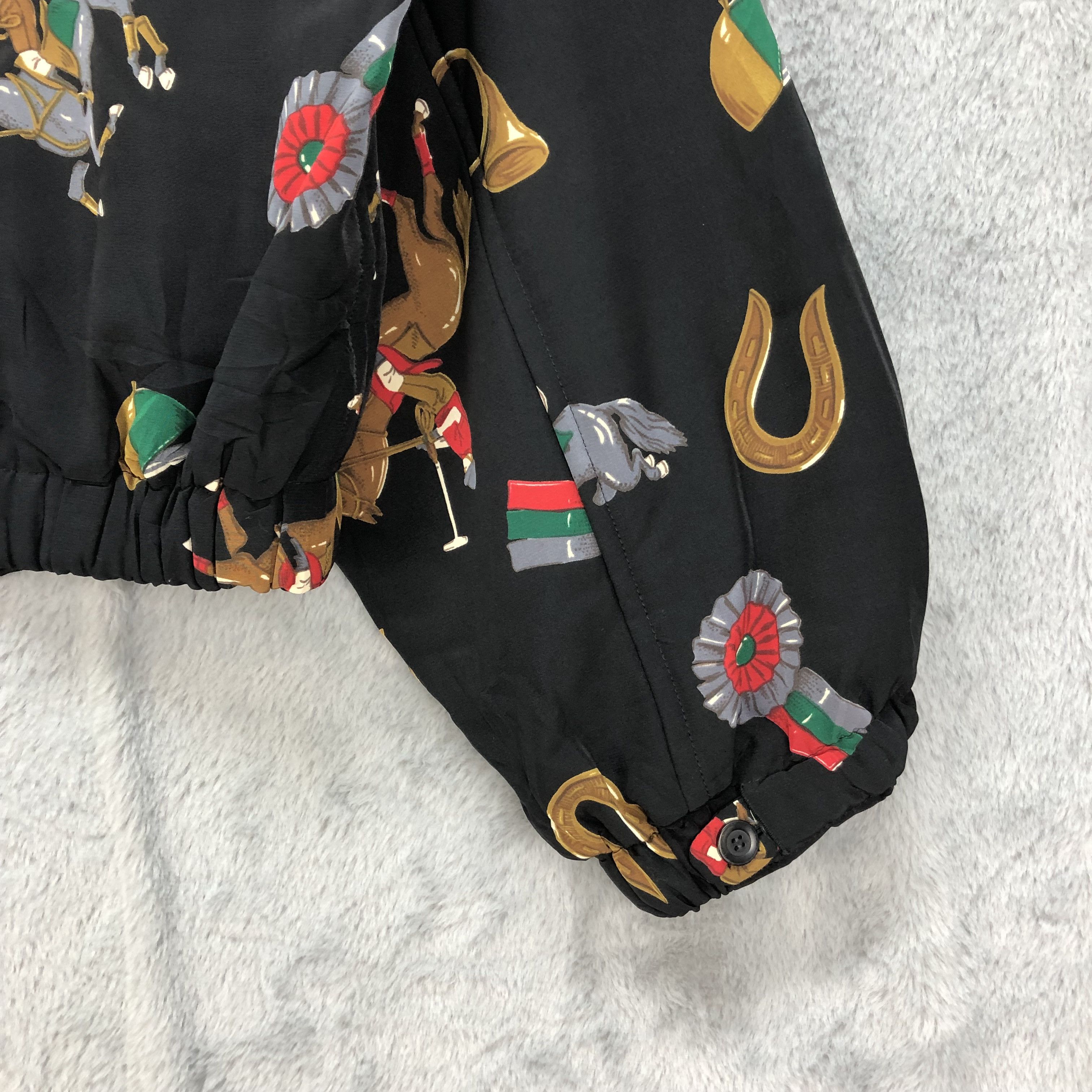 Mademoiselle Non Non BOXY🔥 MADEMOISELLE COPAN Fullprint Cropped Jacket #4859-174 Size M / US 6-8 / IT 42-44 - 12 Thumbnail