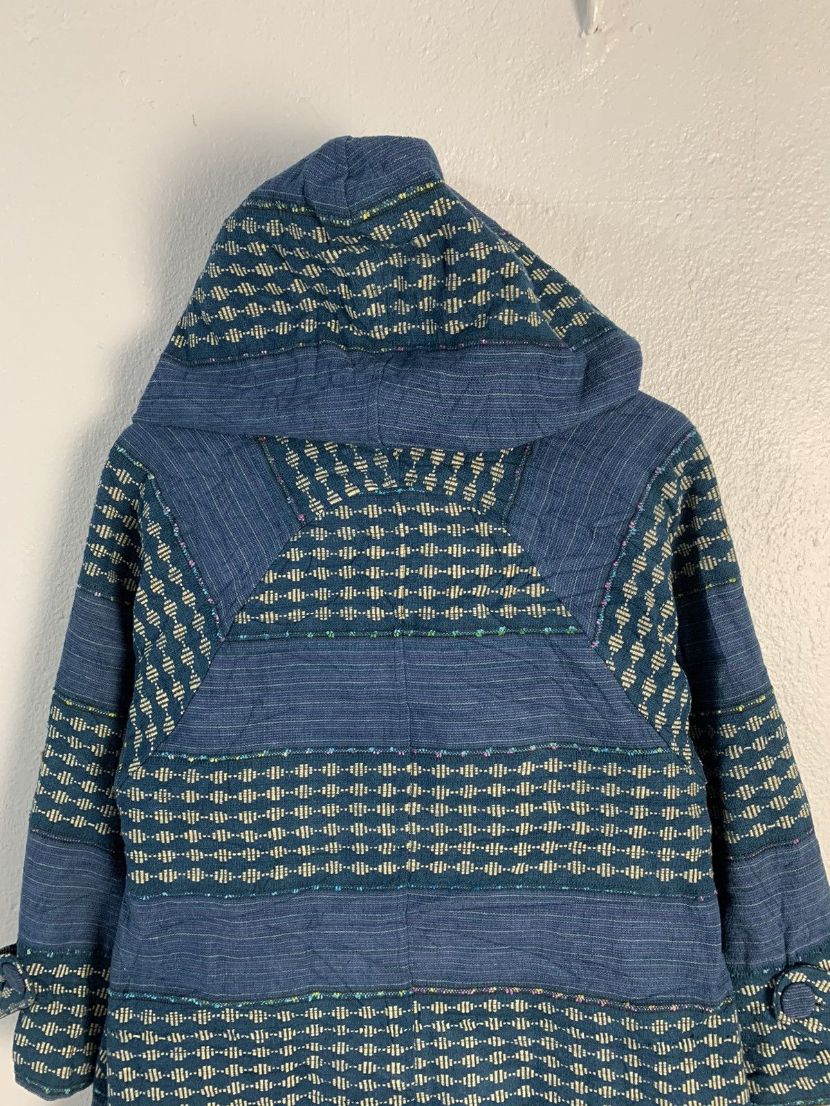 Japanese Brand Titicaca Stripe Hooded Jacket Size S / US 4 / IT 40 - 11 Thumbnail