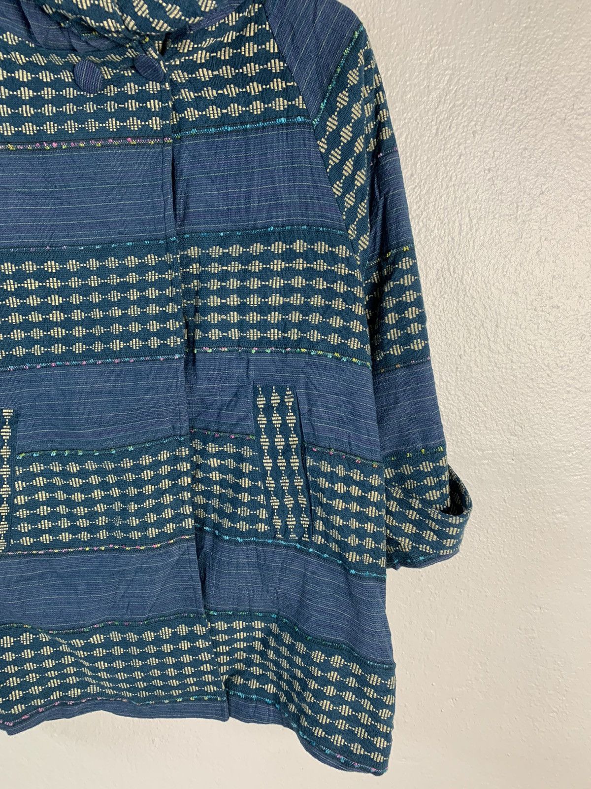 Japanese Brand Titicaca Stripe Hooded Jacket Size S / US 4 / IT 40 - 2 Thumbnail