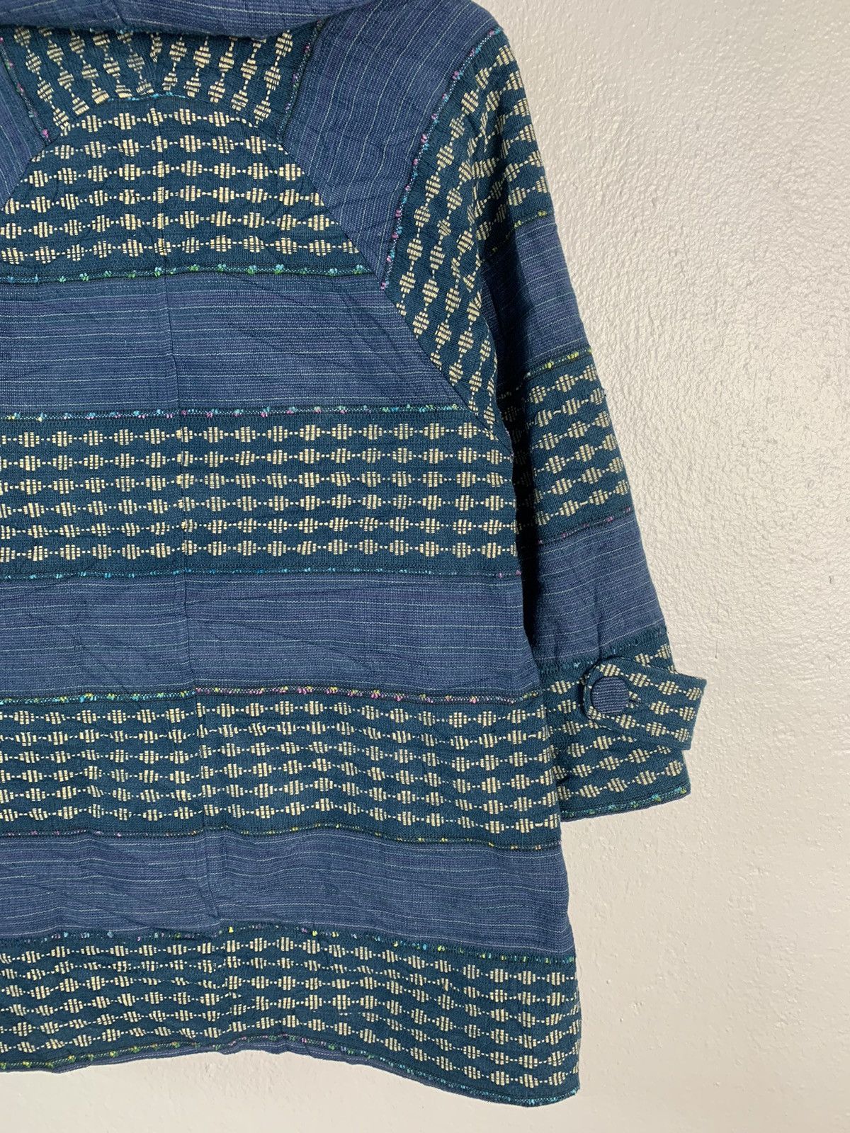 Japanese Brand Titicaca Stripe Hooded Jacket Size S / US 4 / IT 40 - 9 Thumbnail