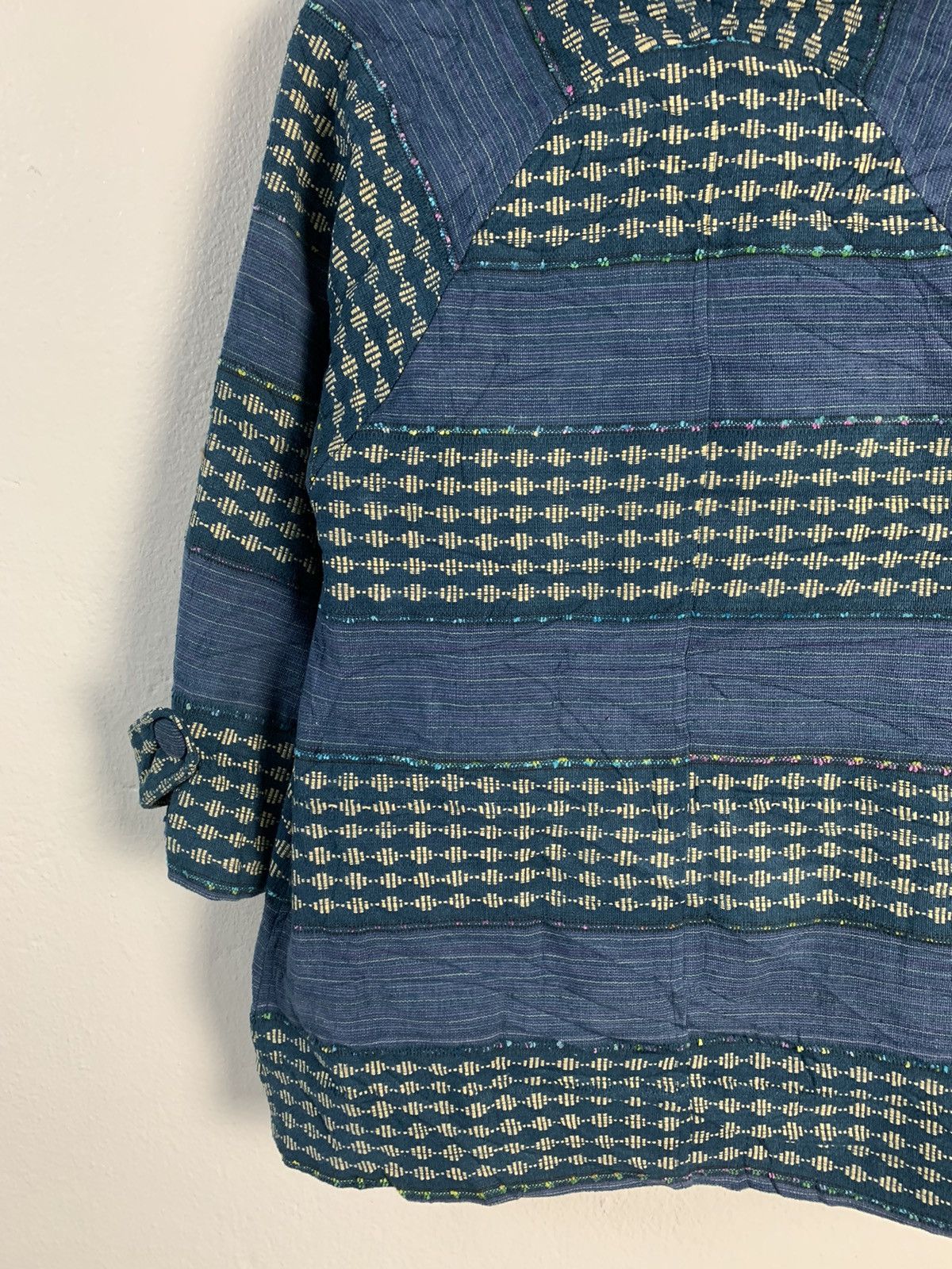 Japanese Brand Titicaca Stripe Hooded Jacket Size S / US 4 / IT 40 - 10 Thumbnail