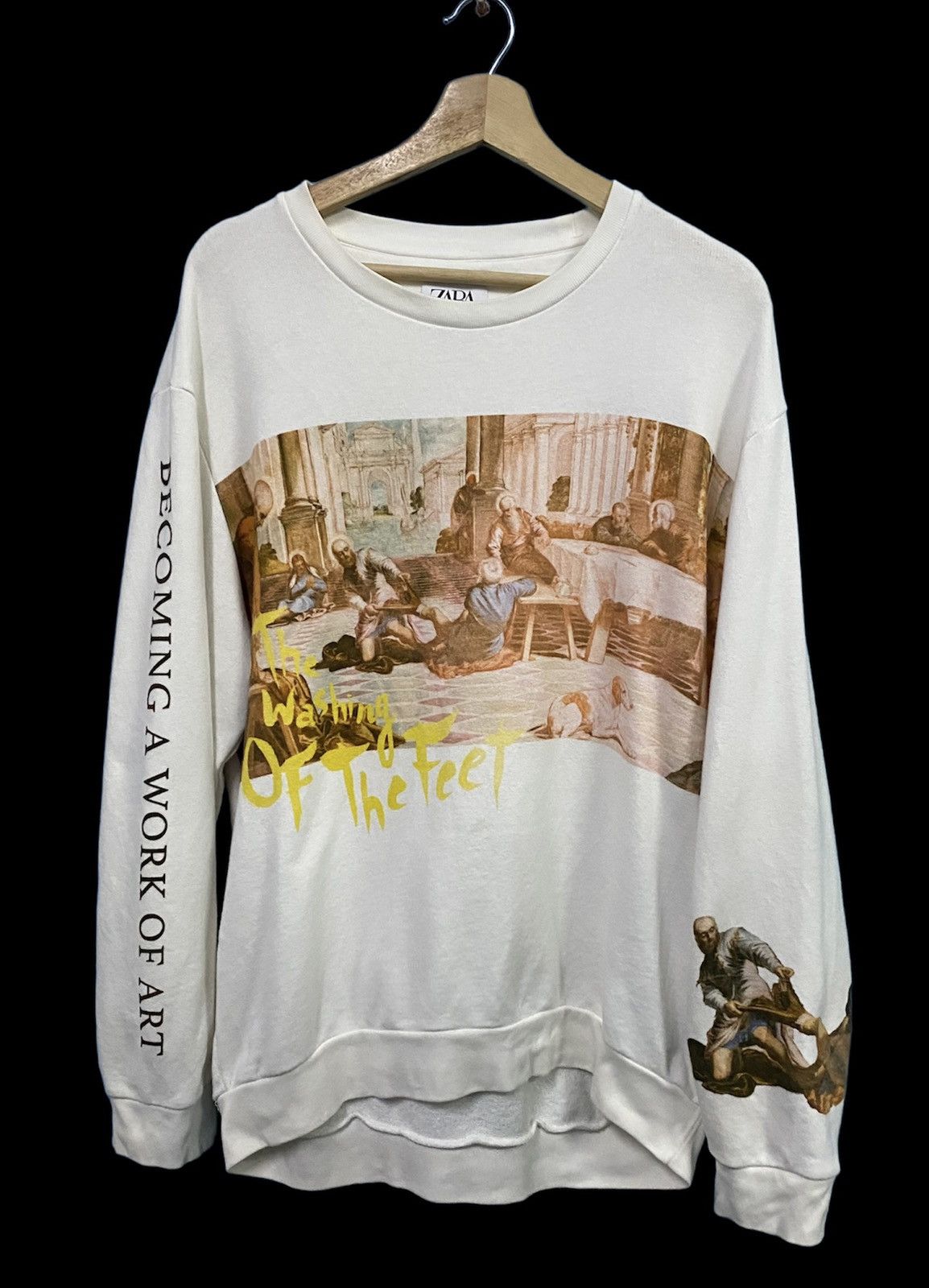 Zara Becoming A Work Of Art Sweatshirt by Zara & Universal Music Size US XL / EU 56 / 4 - 1 Thumbnail