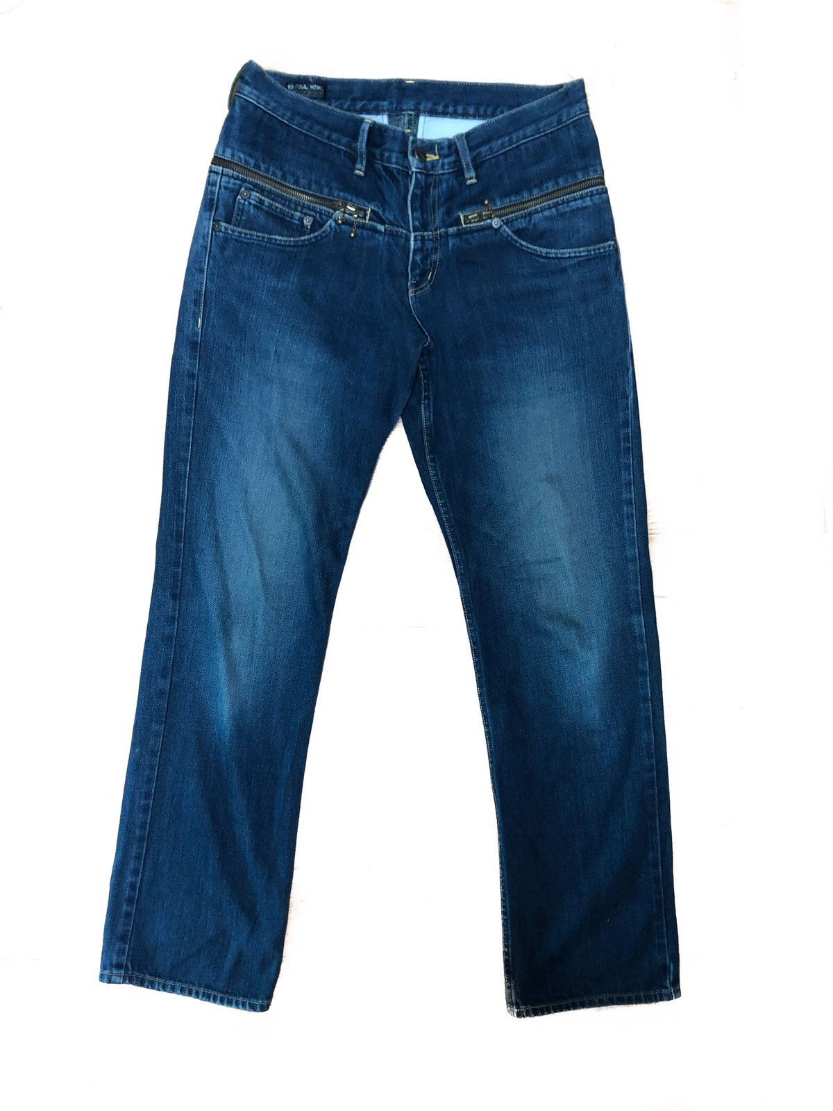 パンツ 90s-00s final home archive denim pants Final Home 90s Ornamental Zip Utility Jeans – HUIBEN