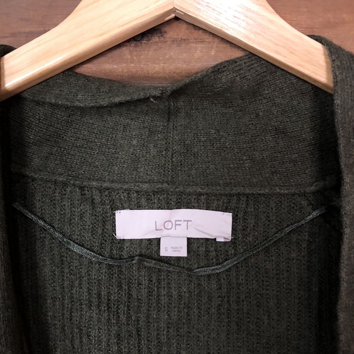 Loft Loft Green Knitwear cardigan japan vintage streetwear #432B Size US S / EU 44-46 / 1 - 6 Thumbnail