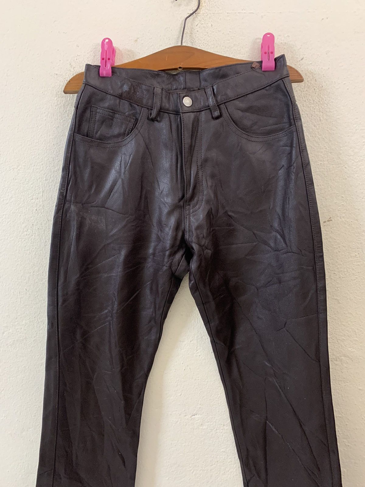 Japanese Brand Japanese Brand NCB Leather Pants Size US 28 / EU 44 - 3 Thumbnail