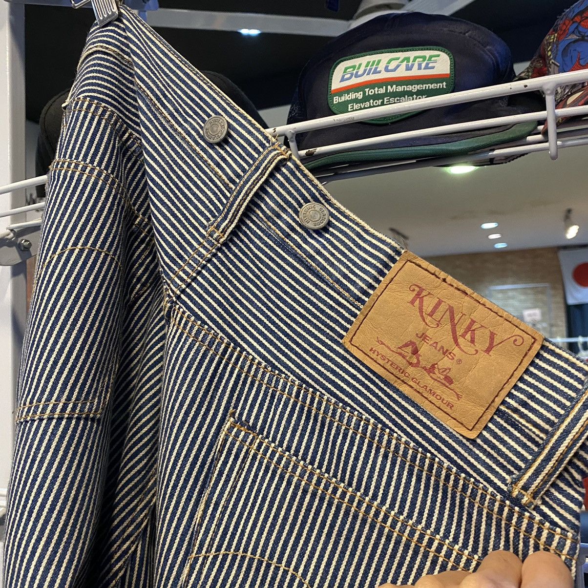 Hysteric Glamour Hysteric Glamour Carpenters Hickory Denim Pants Vintage 90s Size US 33 - 5 Thumbnail