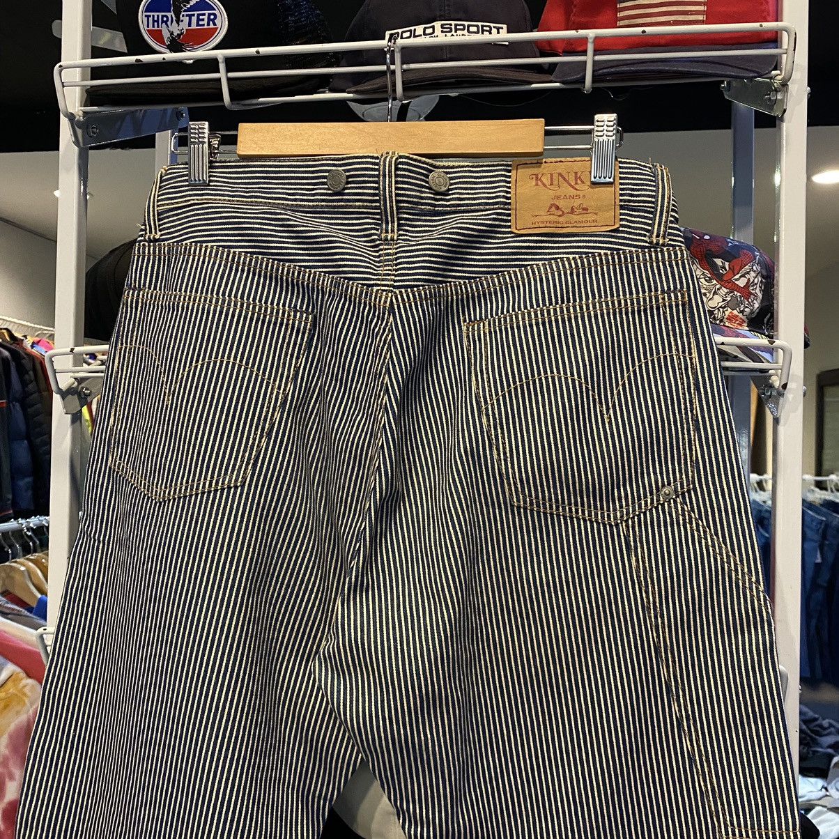 Hysteric Glamour Hysteric Glamour Carpenters Hickory Denim Pants Vintage 90s Size US 33 - 3 Thumbnail