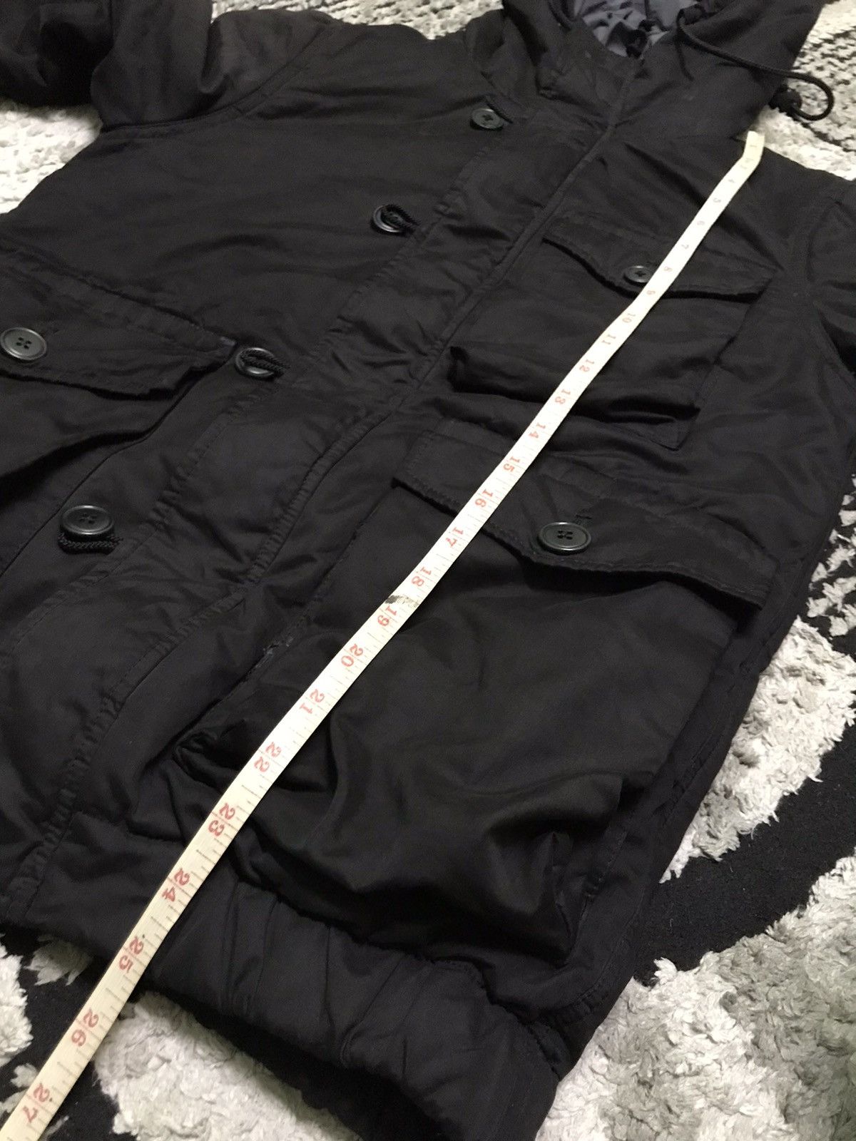 Number (N)ine Number nine padded tactical jacket hooded Size US S / EU 44-46 / 1 - 10 Thumbnail
