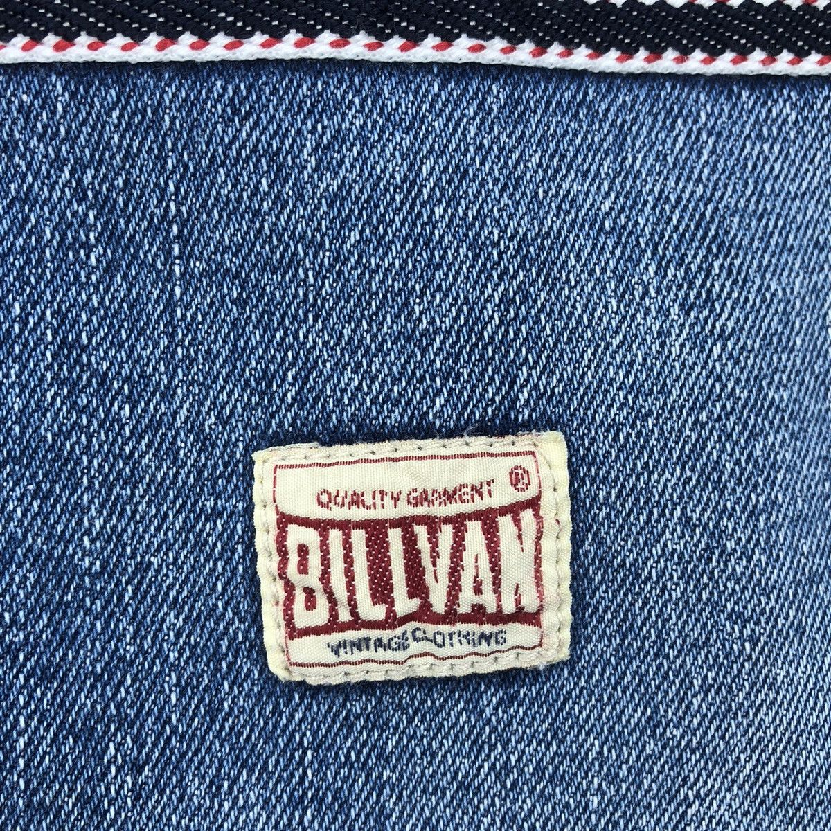 Japanese Brand 🔥Thrash🔥Billvan Stoned Wash Rips Distress Dirty Denim Jeans Size US 32 / EU 48 - 13 Thumbnail
