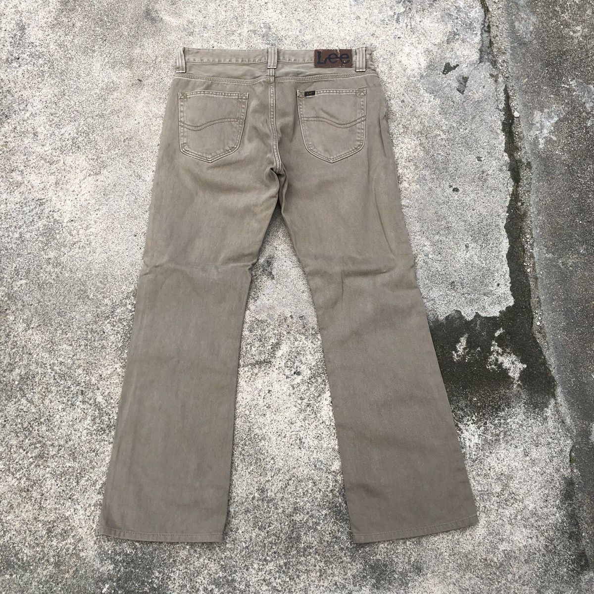 Lee × Vintage 🔥Rare🔥Vintage Lee Riders Rips Stylish Khakis Casual Pants Size US 34 / EU 50 - 4 Thumbnail