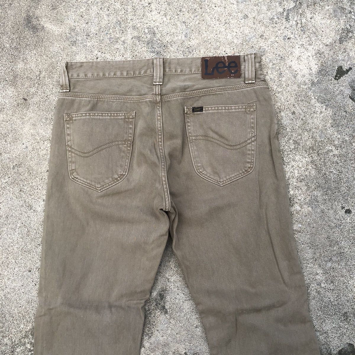 Lee × Vintage 🔥Rare🔥Vintage Lee Riders Rips Stylish Khakis Casual Pants Size US 34 / EU 50 - 5 Thumbnail